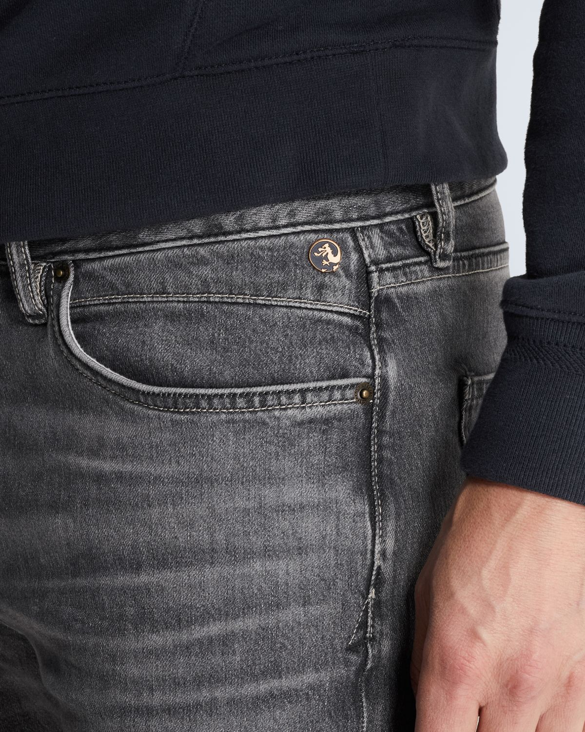 Джинсы Cast-Iron Valver серые артикул CTR620-IGW