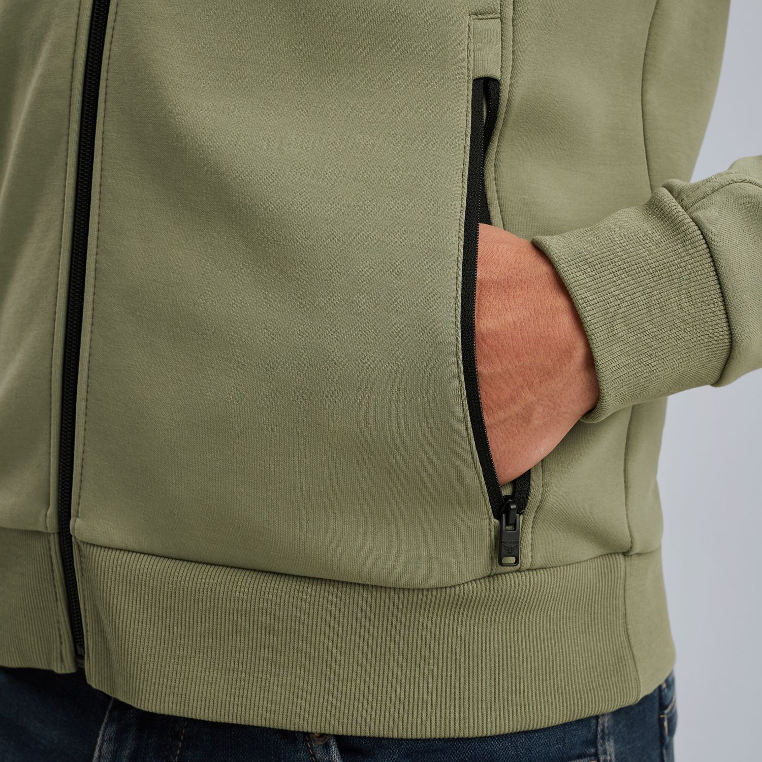 Толстовка PME Legend на молнии зелёная артикул PSW2508437-6379