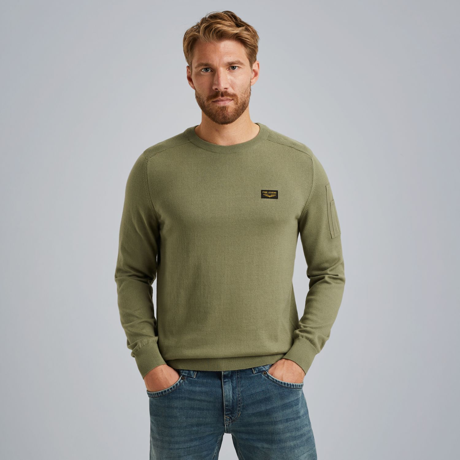 Свитшот American Classic зелёный артикул PKW2508320-6379