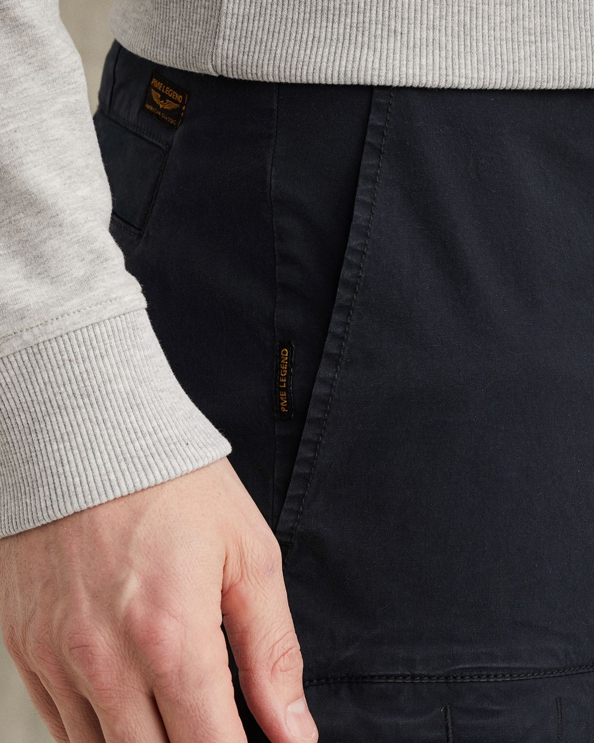 Брюки Yetliner свободного кроя синие артикул PTR2603646-5281