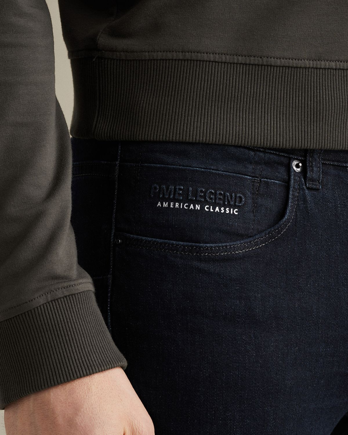 Джинсы Nightflight прямого кроя синие артикул PTR120-DCB