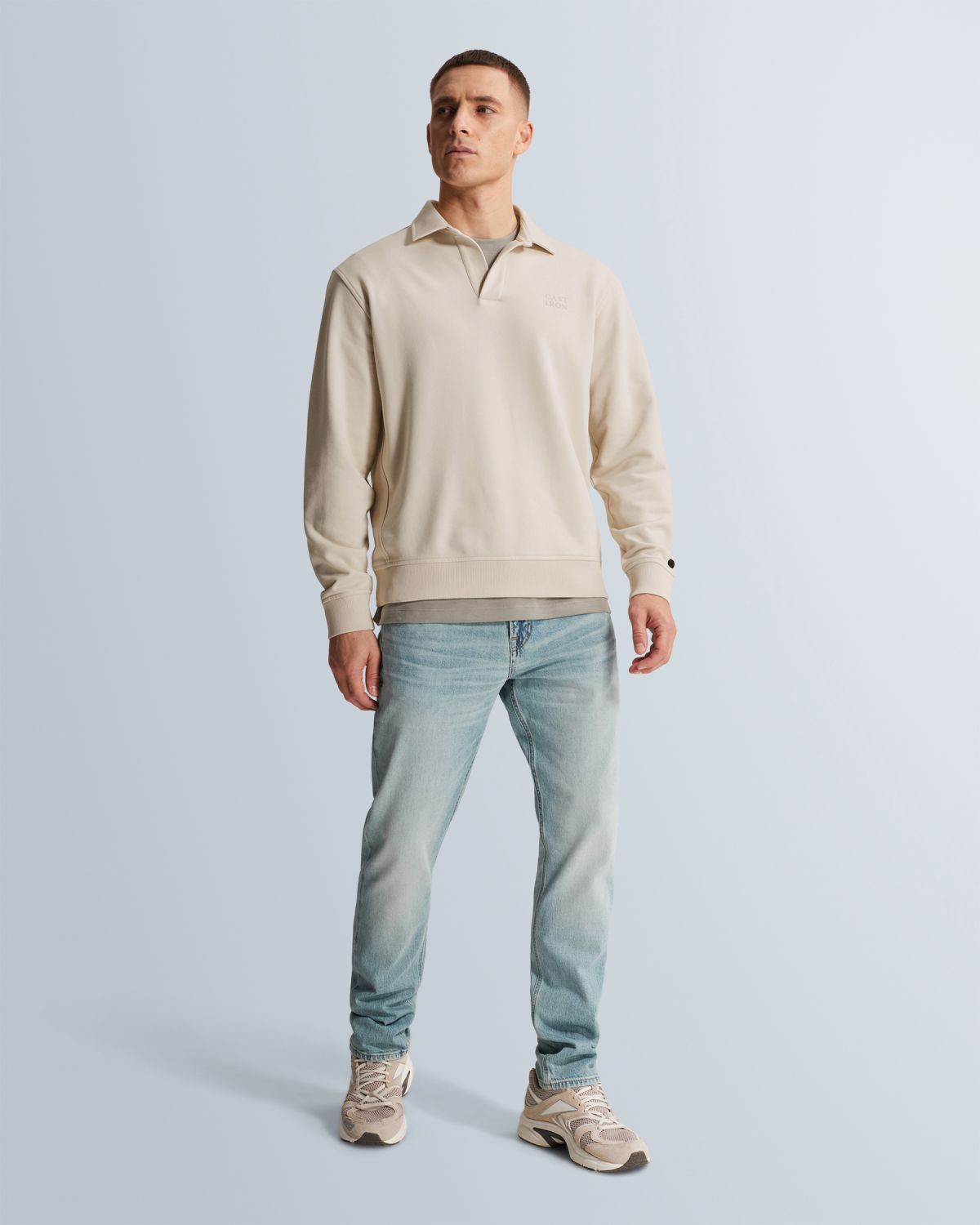 Джинсы Cast-Iron Valver синие артикул CTR620-TPI