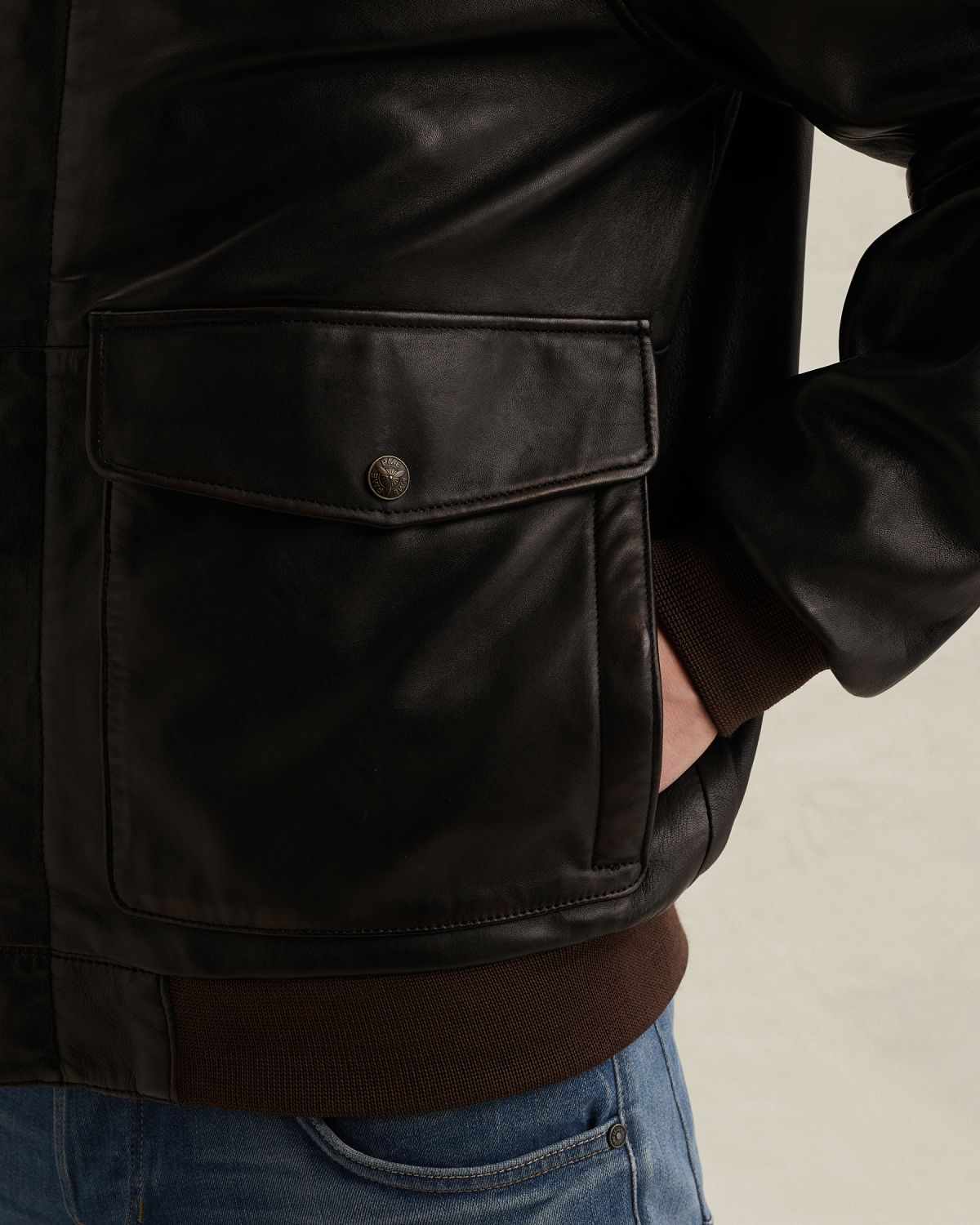 Куртка PME Legend Authentic A-2 коричневая артикул PLJ2602704-771