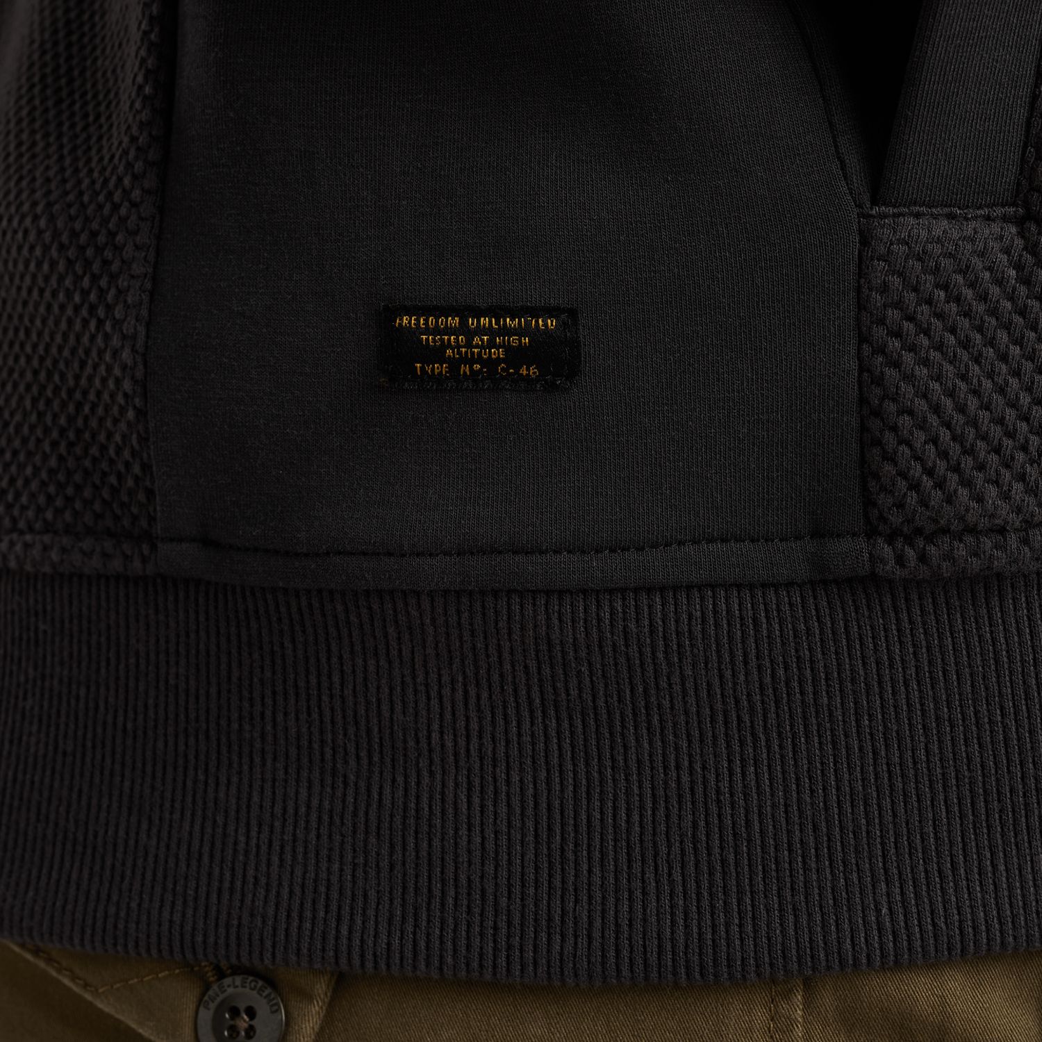 Толстовка на молнии коричневая артикул PSW2506424-9140