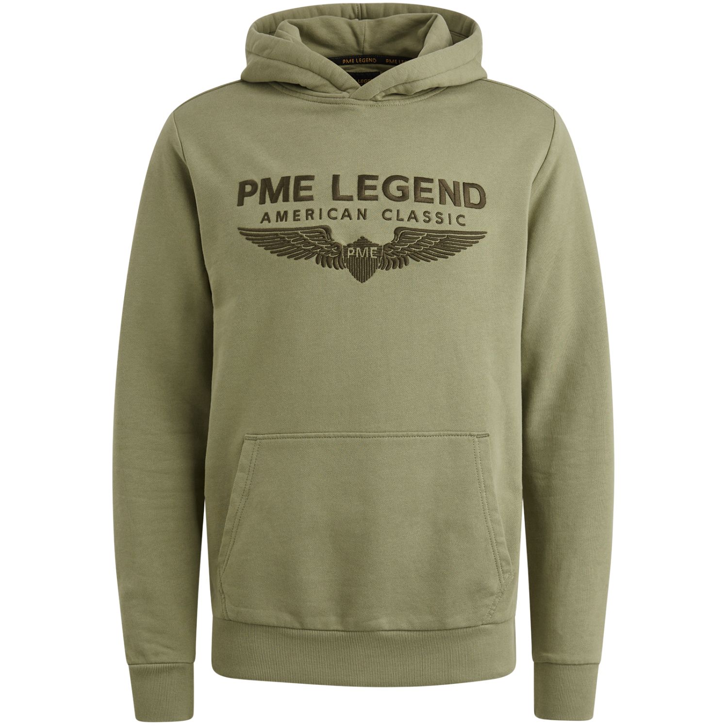 Худи PME Legend с логотипом зелёное артикул PSW2508550-6379