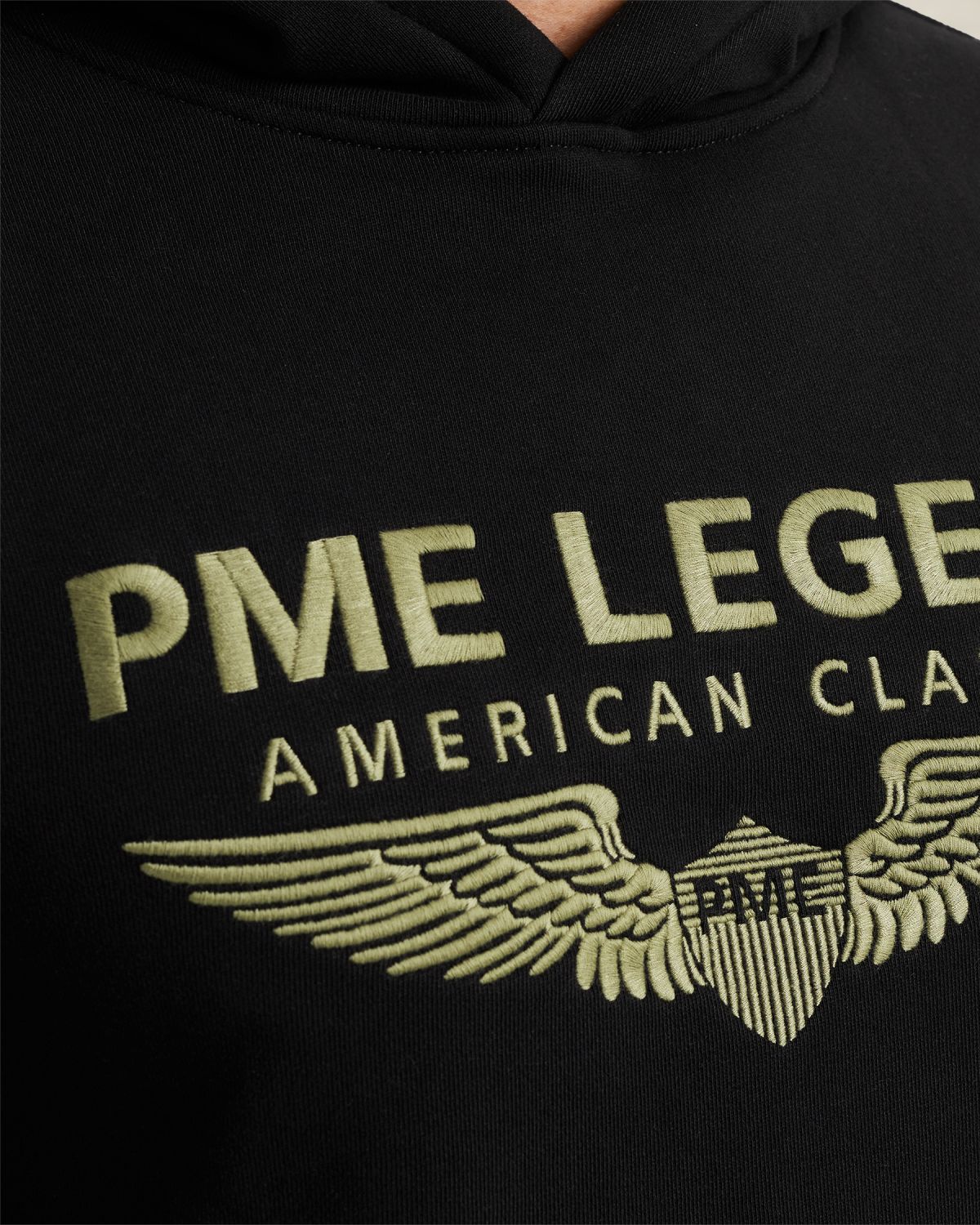 Худи PME Legend с логотипом чёрный артикул PSW0000550-999