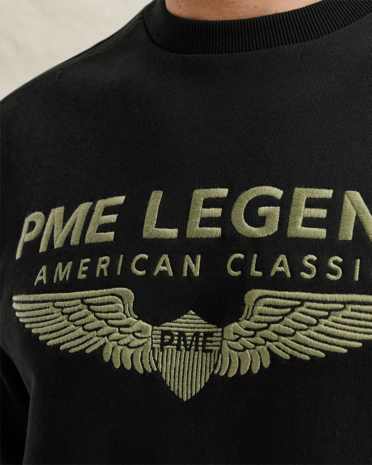 Свитшот PME Legend с логотипом чёрный артикул PSW0000440-999