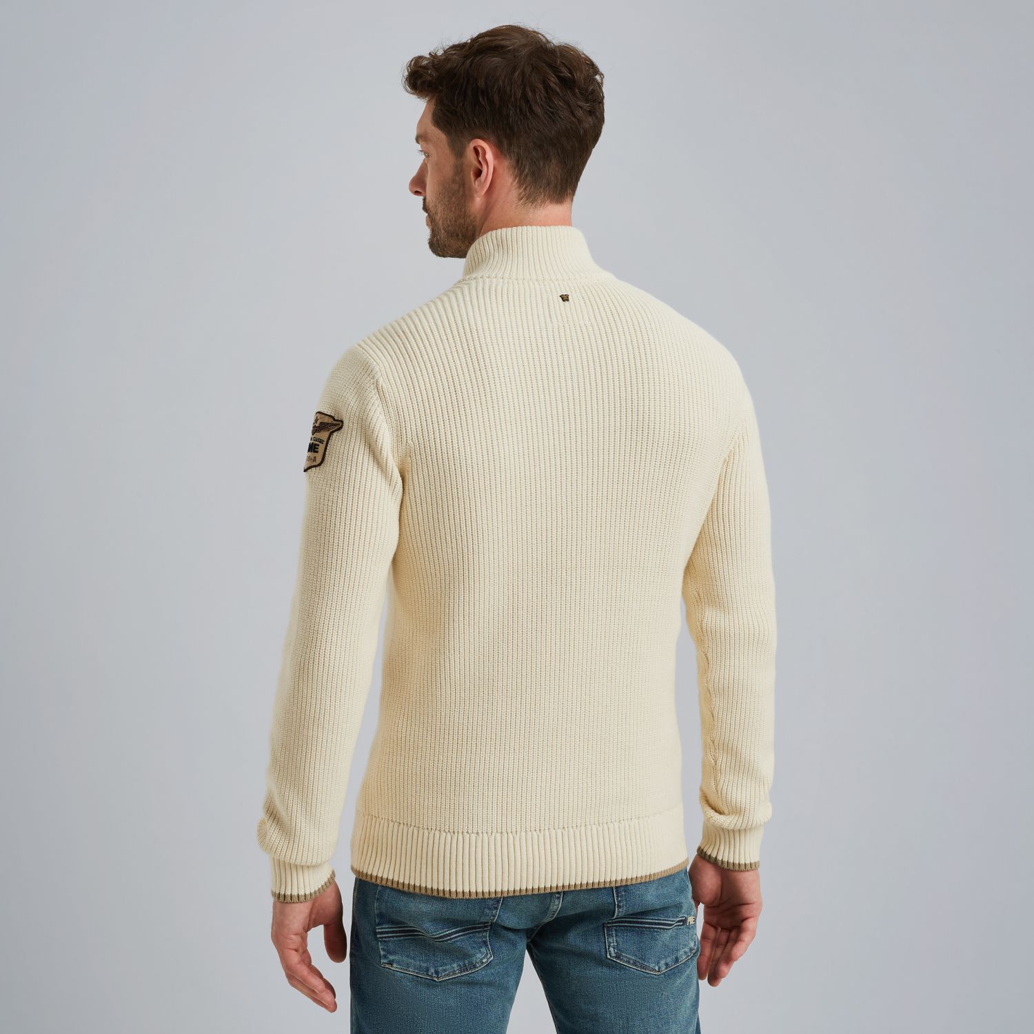 Pullover with half-zipper артикул PKW2509324-7013