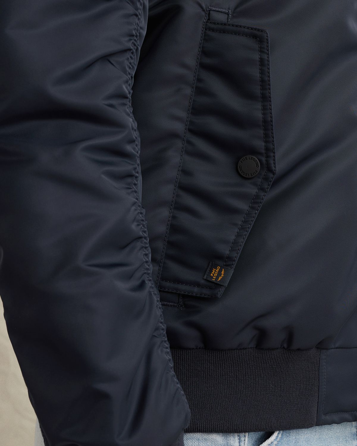 Куртка PME Legend Authentic MA-1 синяя артикул PJA2602131-5281