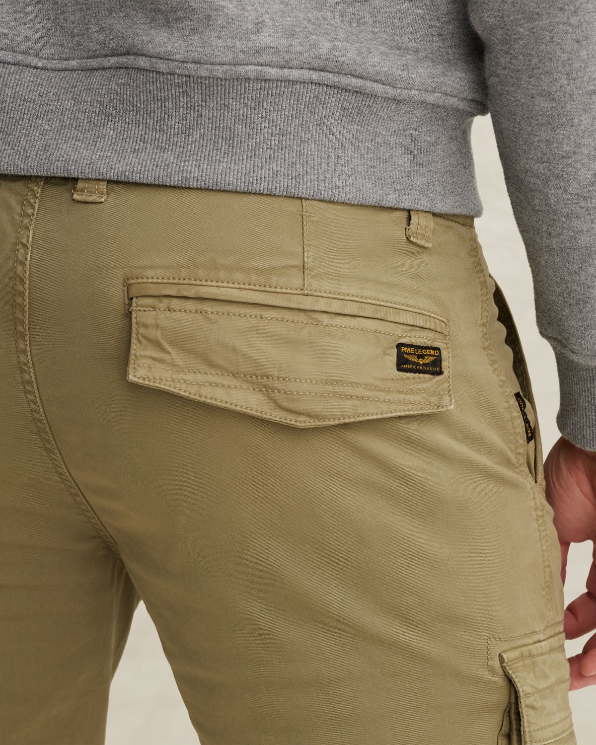 Брюки PME Legend Nordrop с карманами зелёные артикул PTR2602600-6381