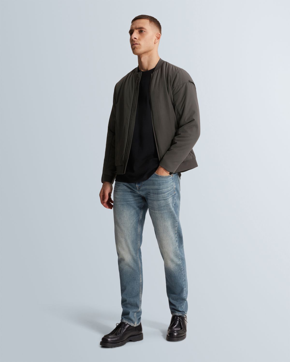 Джинсы Cast-Iron Valver синие артикул CTR620-DVW