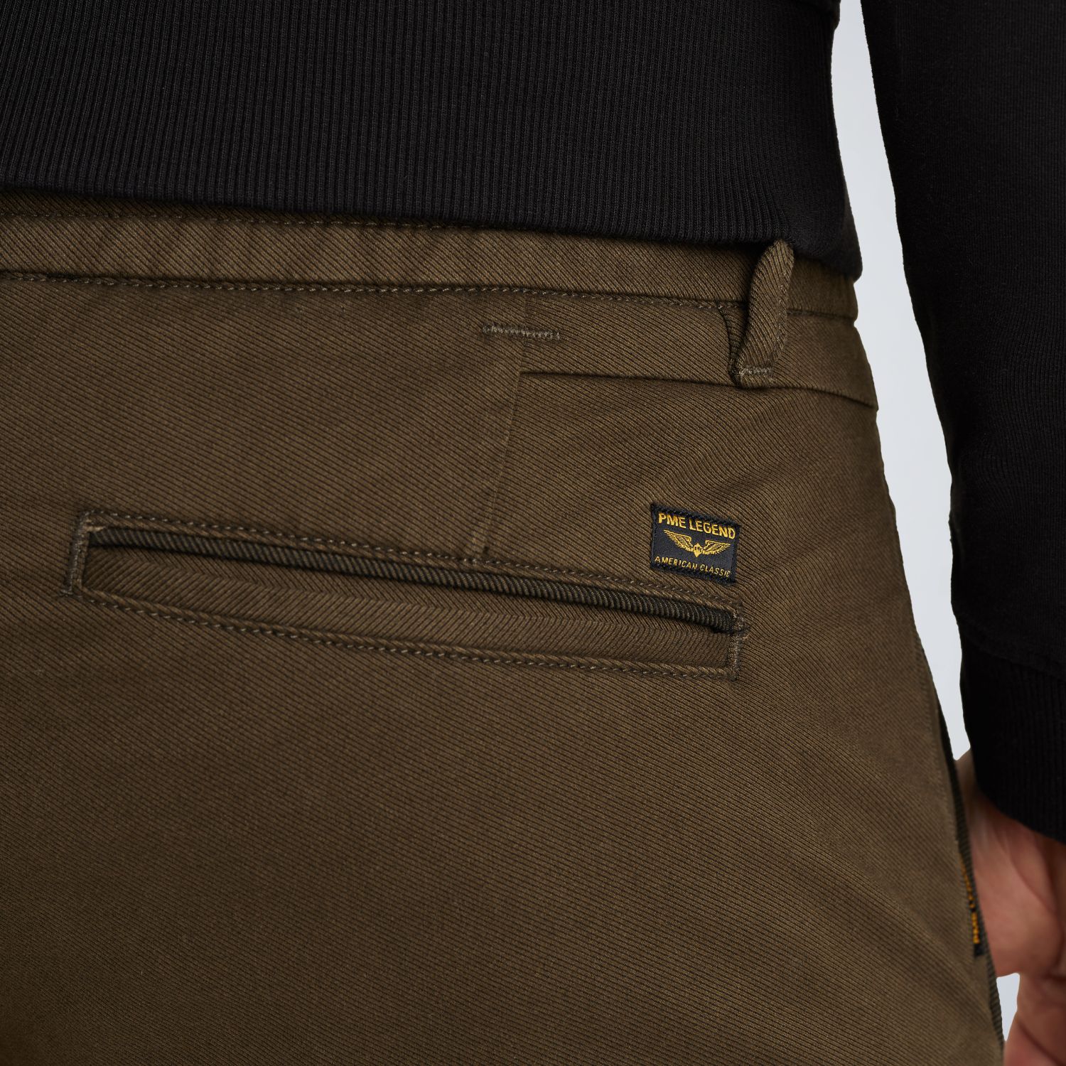 Брюки PME Legend Interwing свободного кроя зелёные артикул PTR2510638-6417