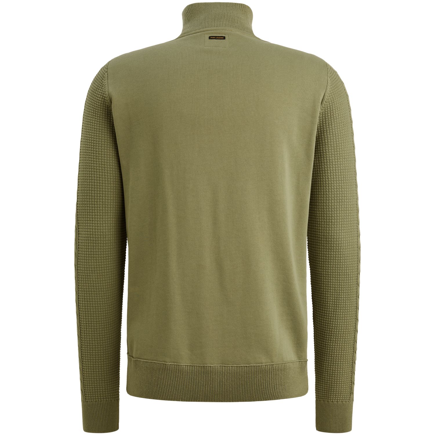 Толстовка с молнией зелёная артикул PKW2510324-6379