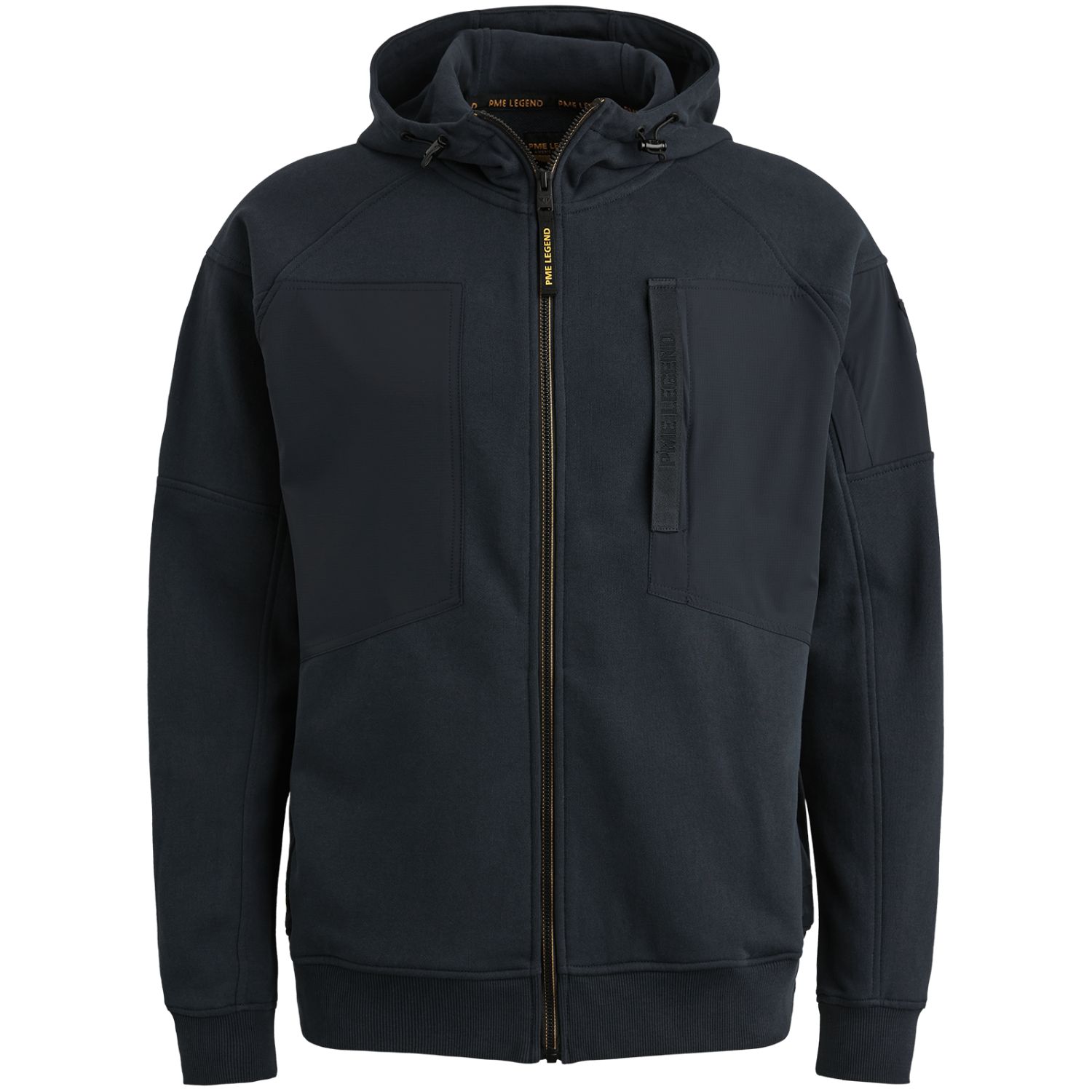 Куртка PME Legend с капюшоном синяя артикул PSW2508439-5281