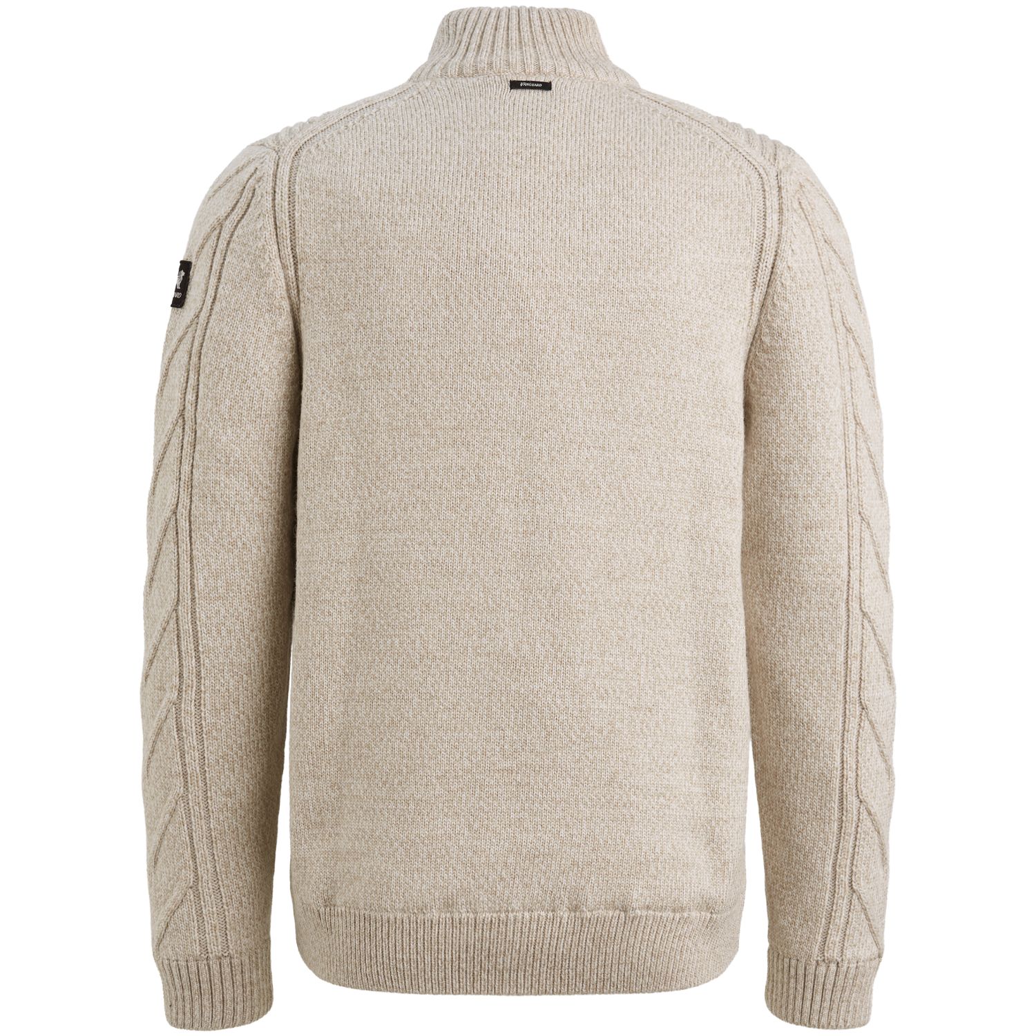 Кардиган Vanguard с воротником-стойкой бежевый артикул VKC2509382-8015