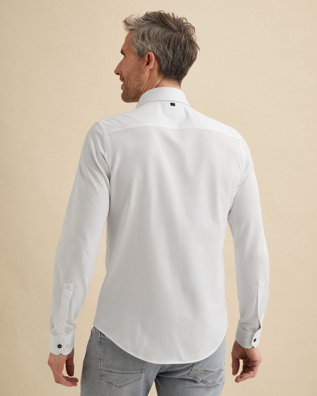 Рубашка Vanguard вязаная белая артикул VSI2602201-7003