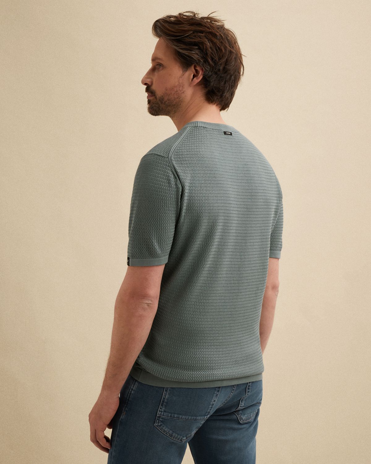 Футболка Vanguard с фактурой синяя артикул VTSS2602508-5228