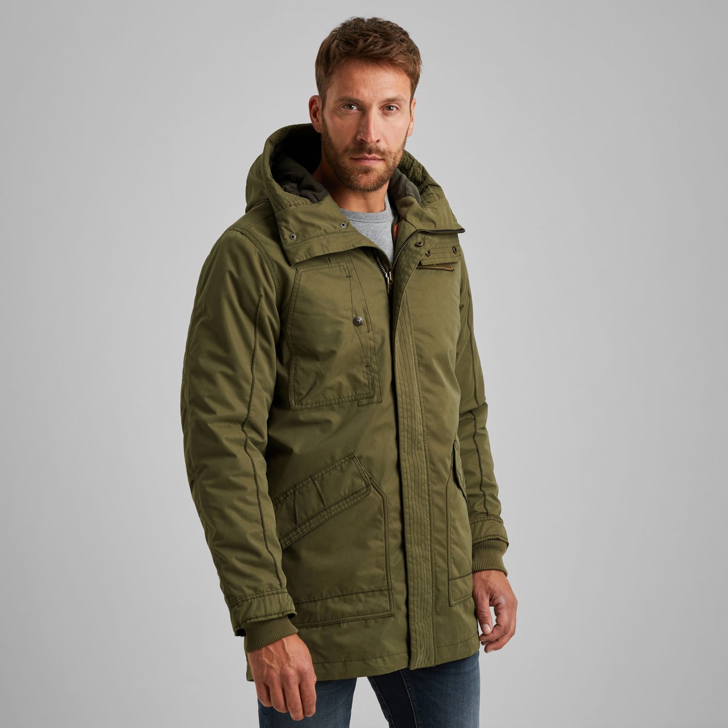 Парка Aztector зелёная артикул PJA2509124-6216