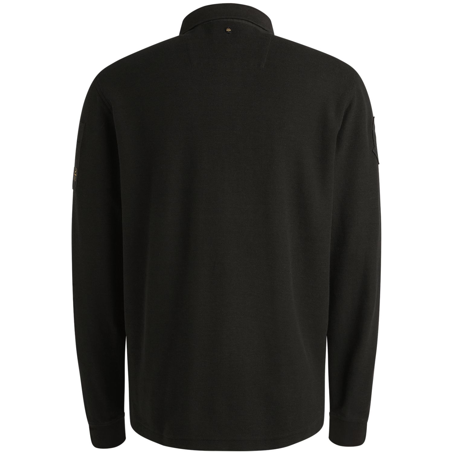 Поло PME Legend с длинными рукавами чёрное артикул PPS2509802-9067