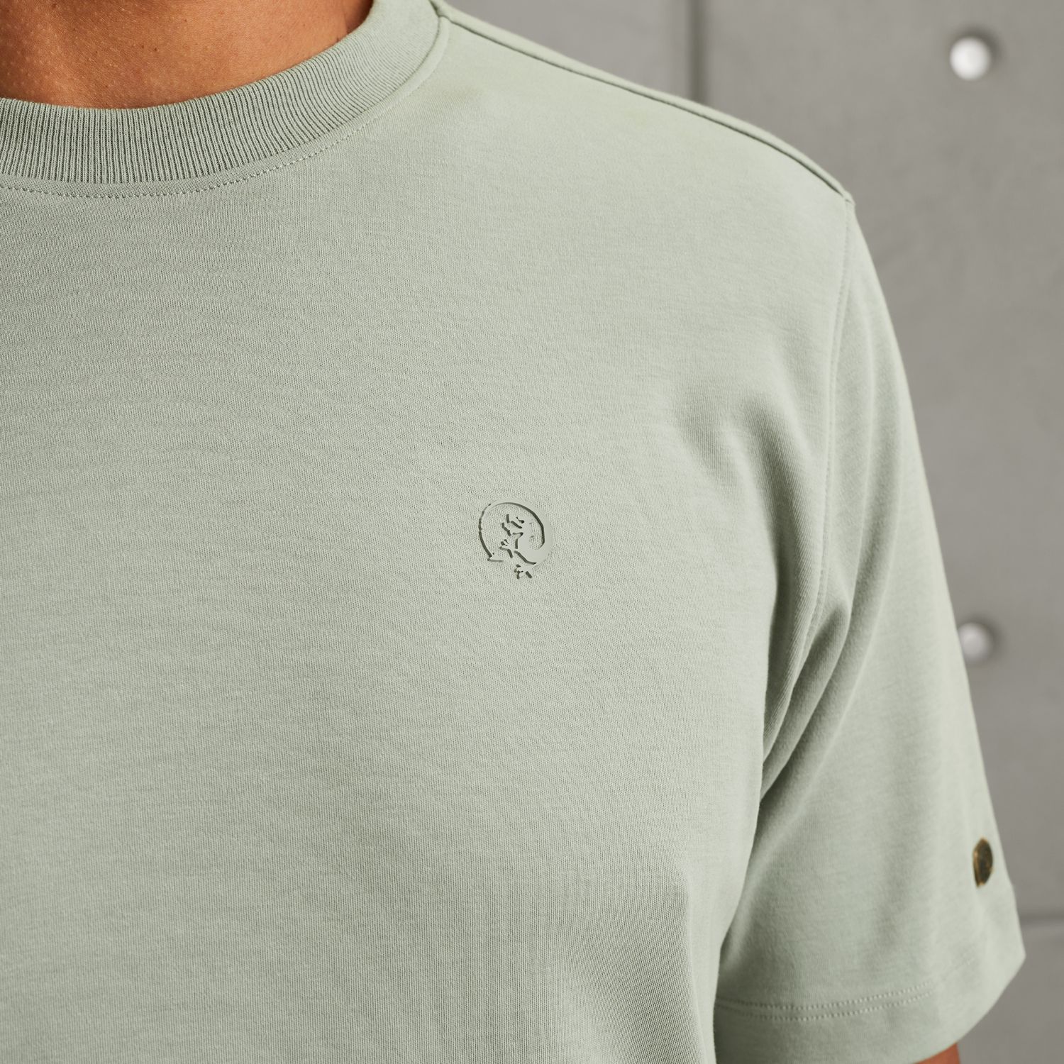 Футболка Cast-Iron зелёная артикул CTSS2510570-6021