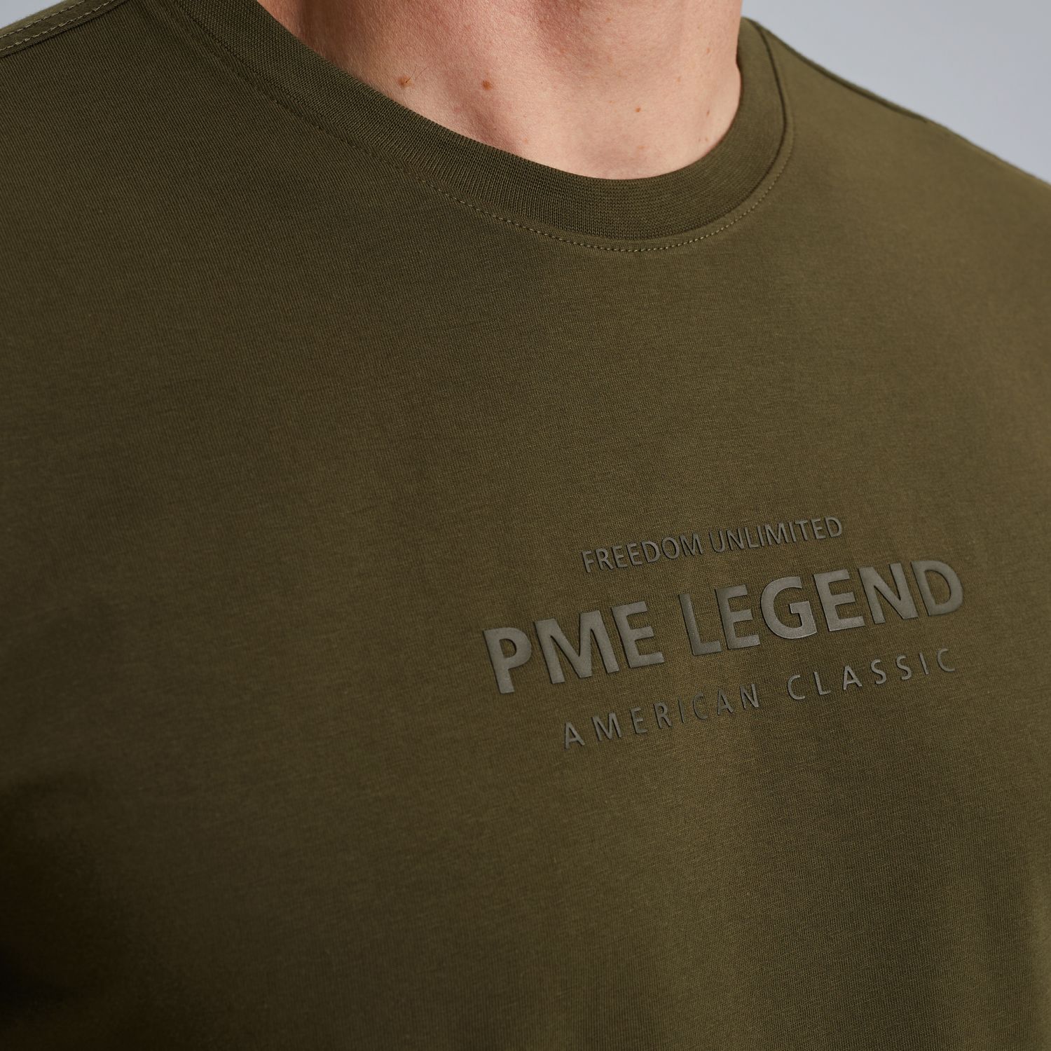 Футболка PME Legend с длинным рукавом зелёная артикул PTS2508570-6416