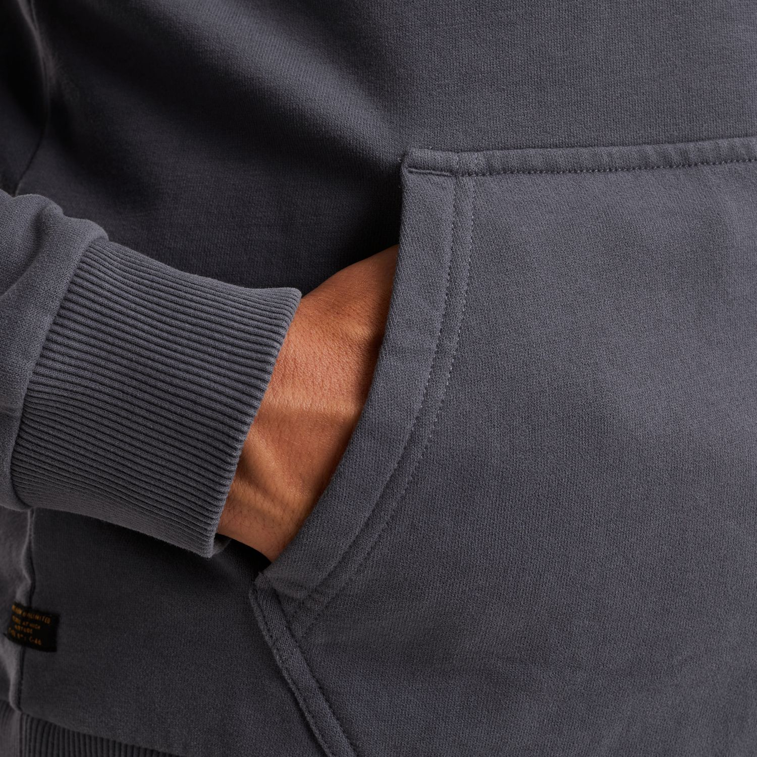 Худи с принтом синее артикул PSW2511482-5301