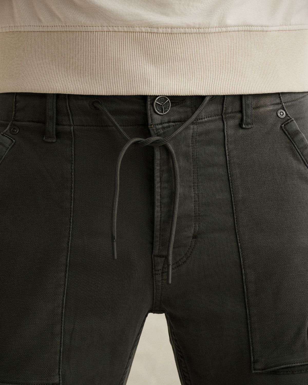 Брюки PME Legend Flightrider с эластичным поясом серые артикул PTR2602628-9114