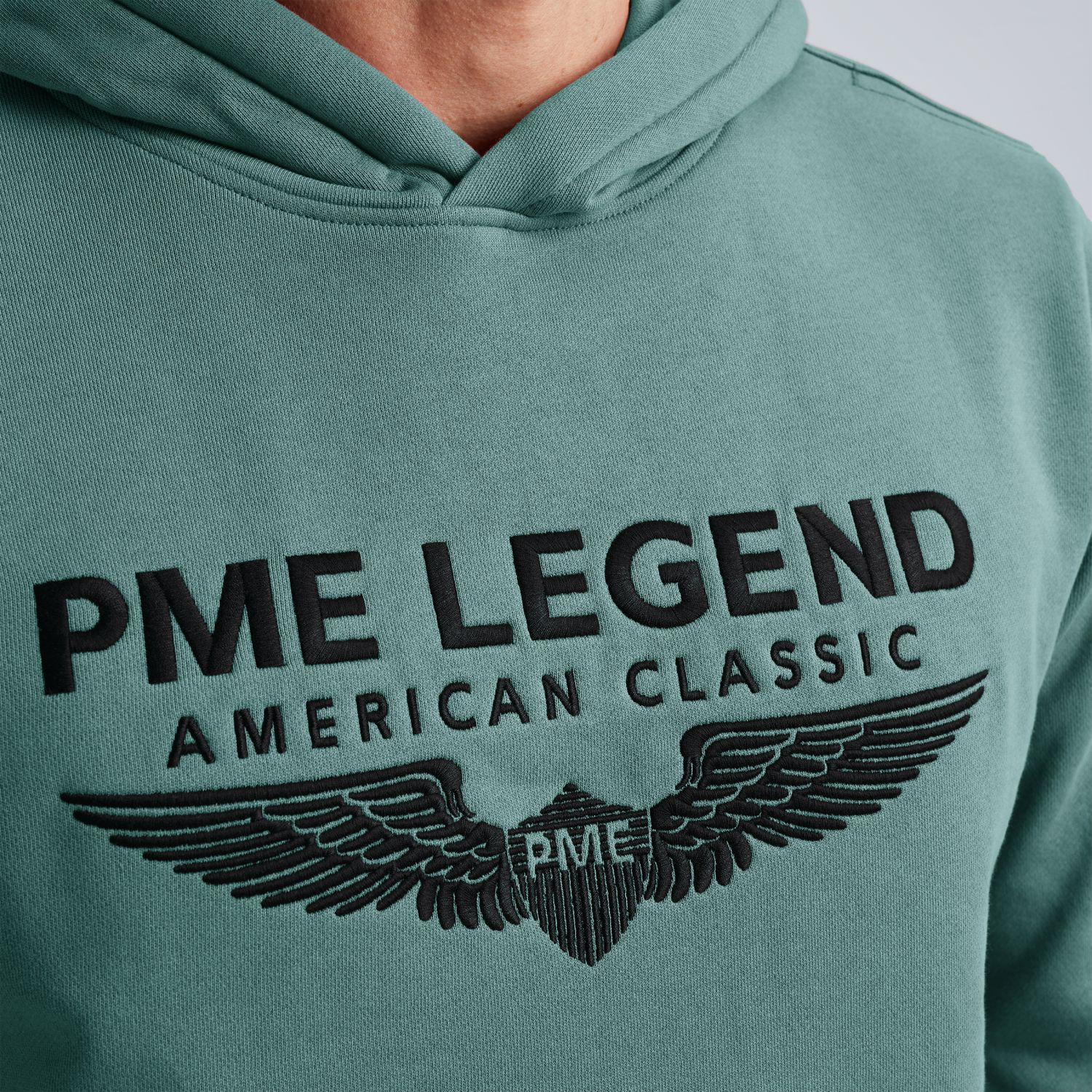 Худи PME Legend зелёное артикул PSW2500550-6013