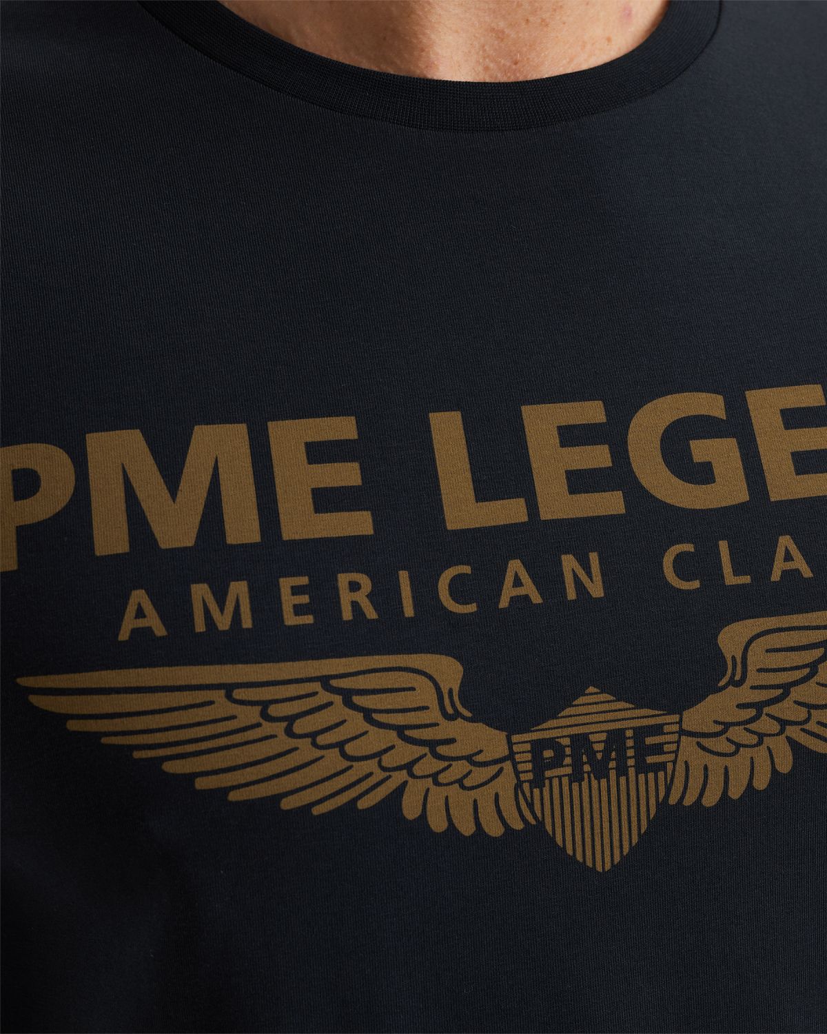 Футболка PME Legend с логотипом синяя артикул PTSS0000588-5281