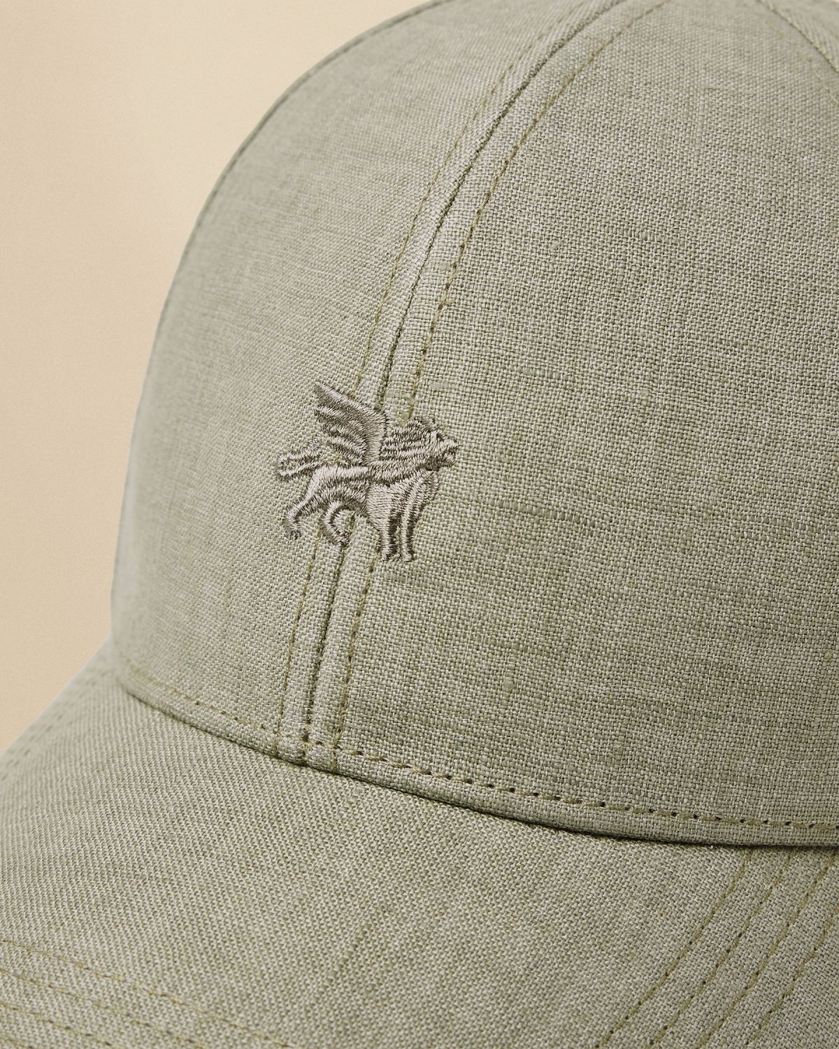 Кепка Vanguard из льна зелёная артикул VAC2603900-6390