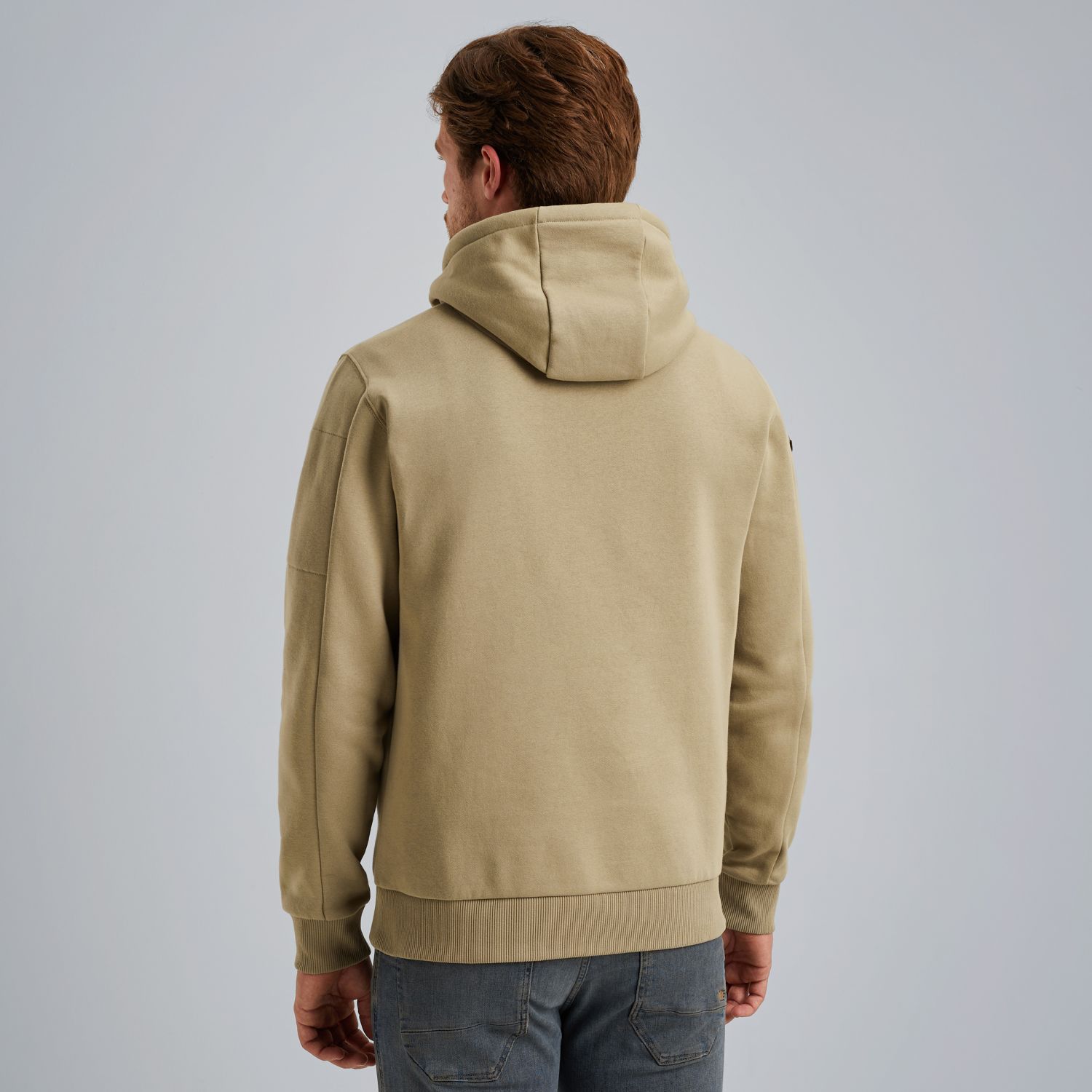 Толстовка PME Legend с карманом-кенгуру бежевая артикул PSW2509450-8011