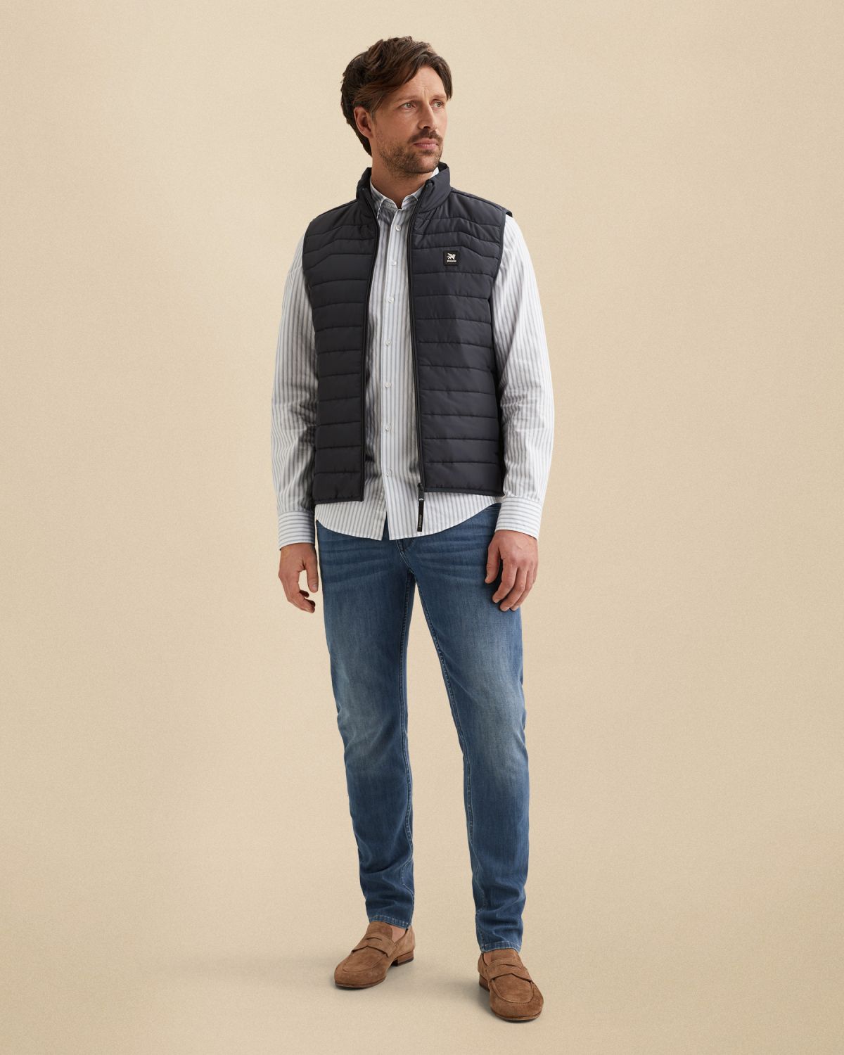 Джинсы Vanguard V850 slim fit синие артикул VTR850-UFW