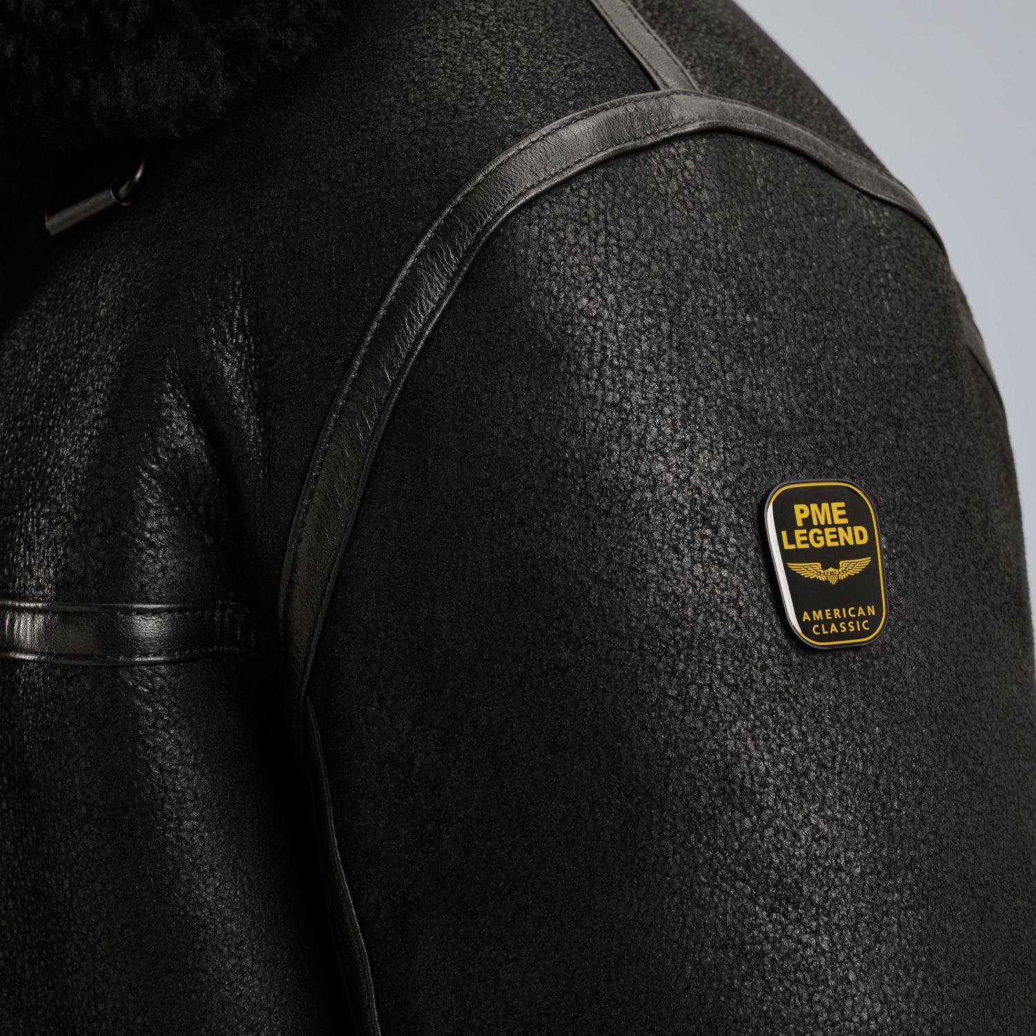 PME Legend Nightflight leather jacket артикул PLJ2508707-999