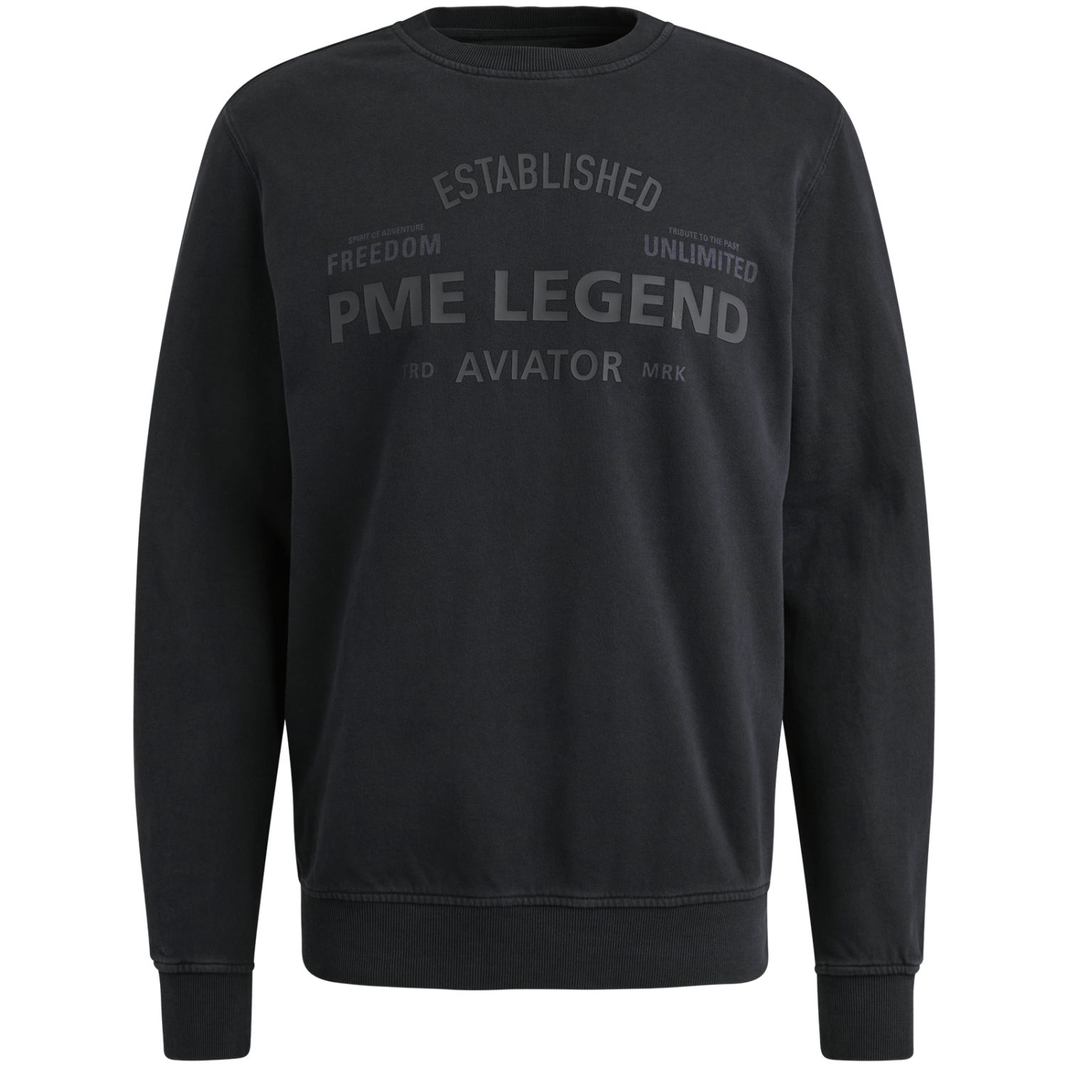 Свитшот PME Legend с принтом синий артикул PSW2508430-5281