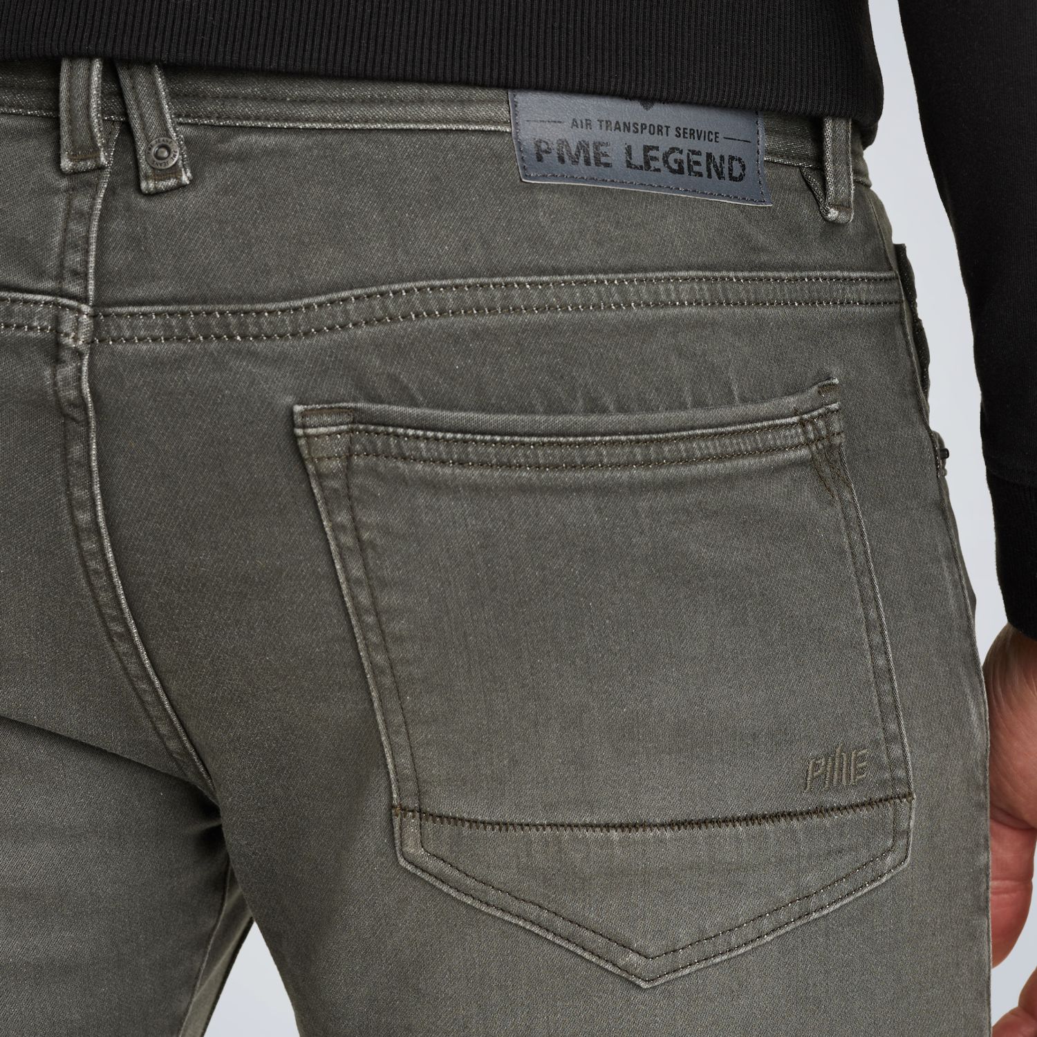 Брюки PME Legend Tailwheel зауженные зелёные артикул PTR2509620-8039