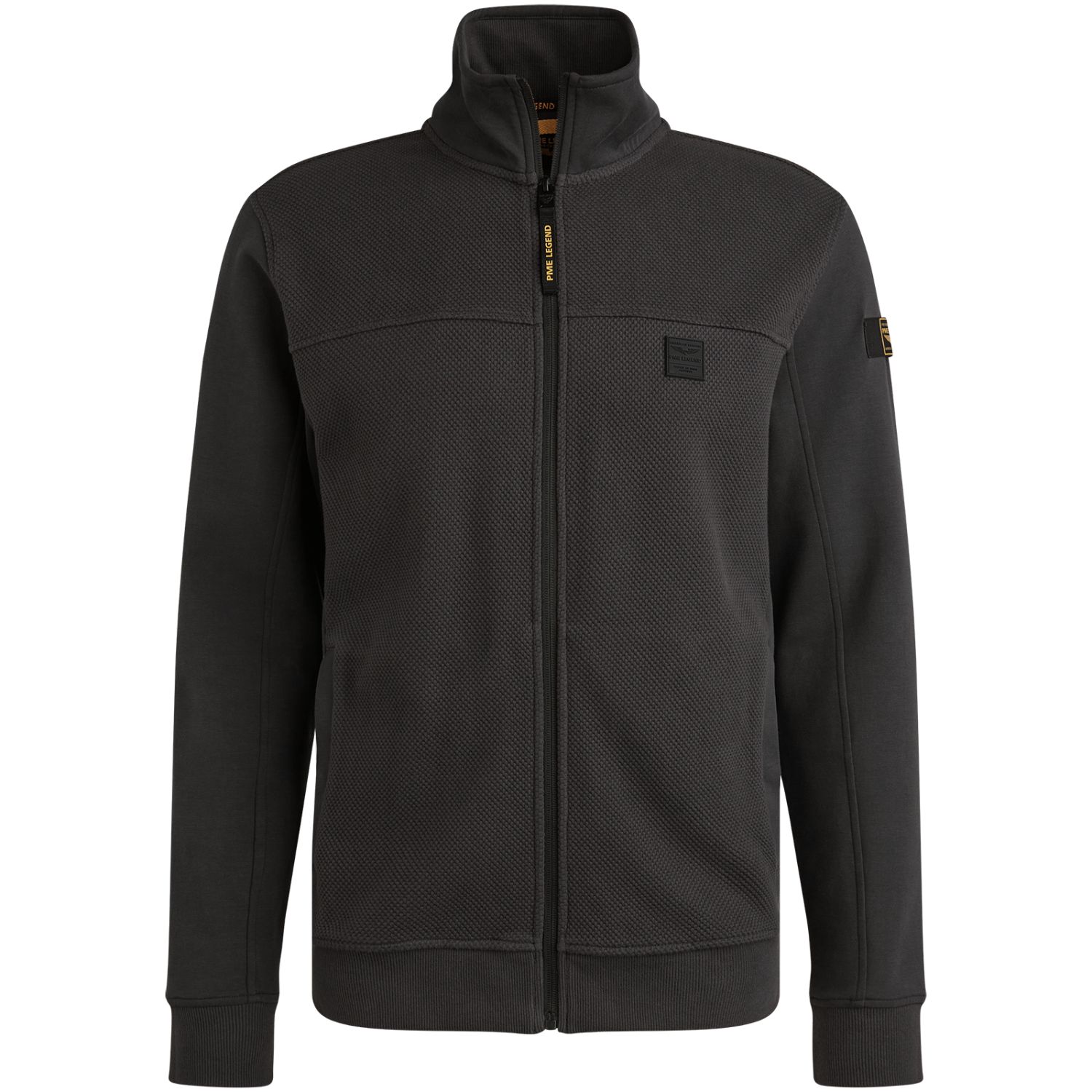 Толстовка на молнии коричневая артикул PSW2506424-9140