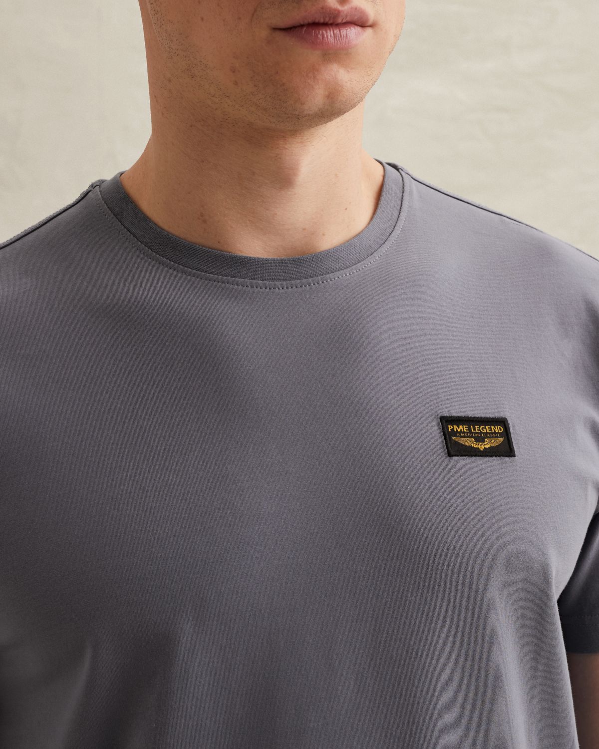 Футболка PME Legend American Classic серая артикул PTSS2602599-5106