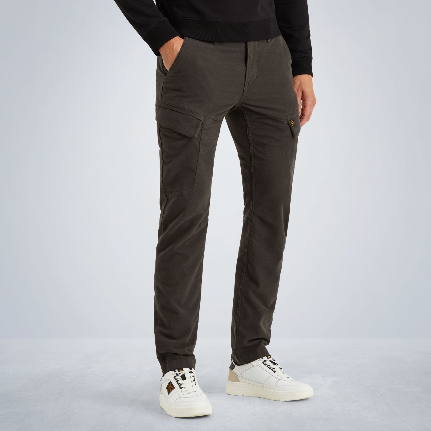 Брюки PME Legend Skywing зауженные карго серые артикул PTR2510644-9703