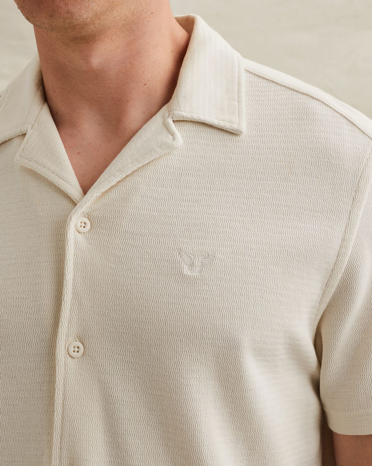 Рубашка PME Legend с короткими рукавами белая артикул PSIS2604224-7001