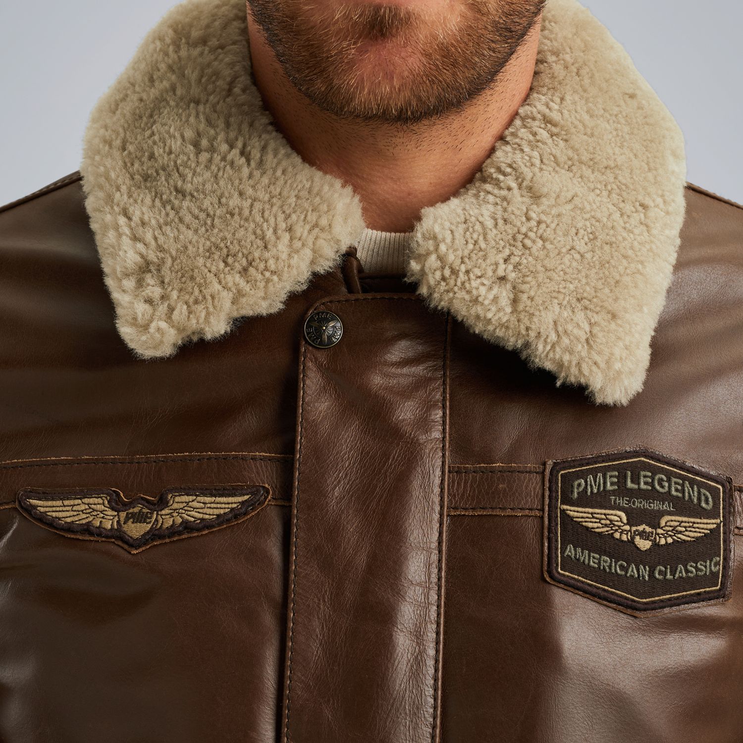 Куртка PME Legend Hudson коричневая артикул PLJ2508700-771