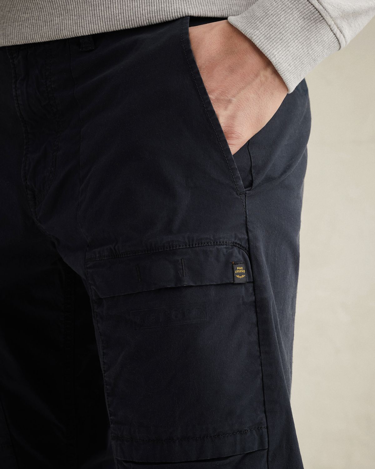 Брюки Yetliner свободного кроя синие артикул PTR2603646-5281