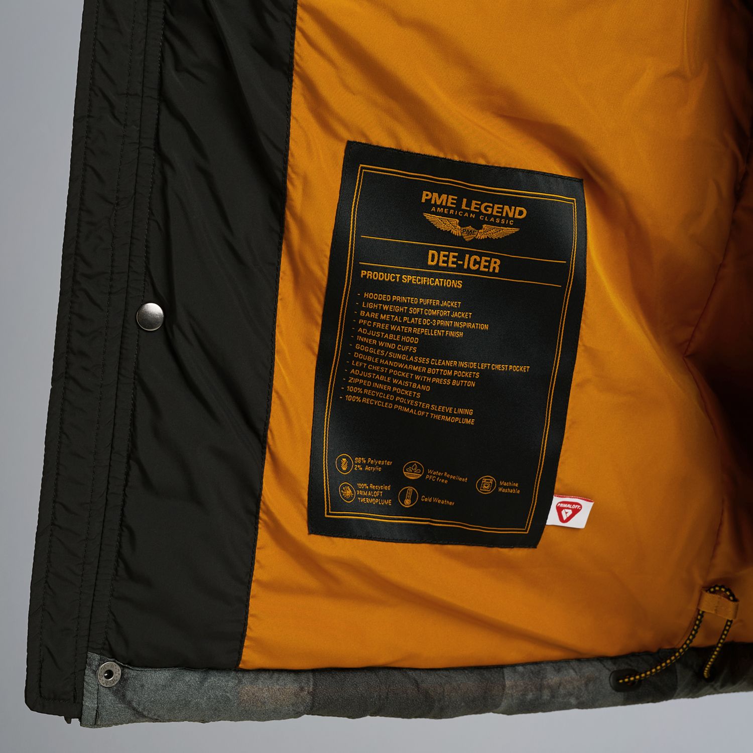 Куртка Dee-Icer серая артикул PJA2508139-991