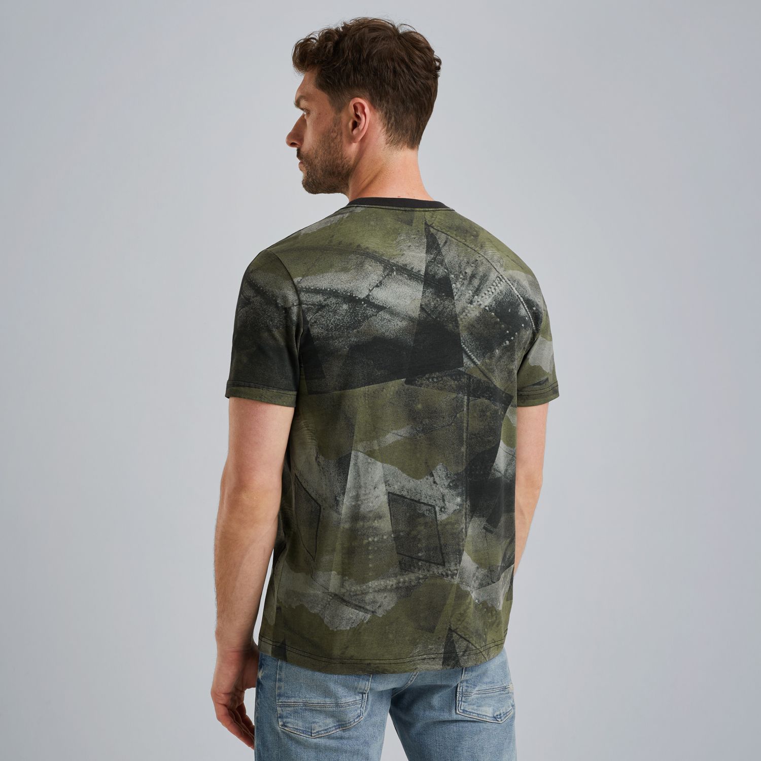 Футболка PME Legend с принтом синяя артикул PTSS2508568-5281