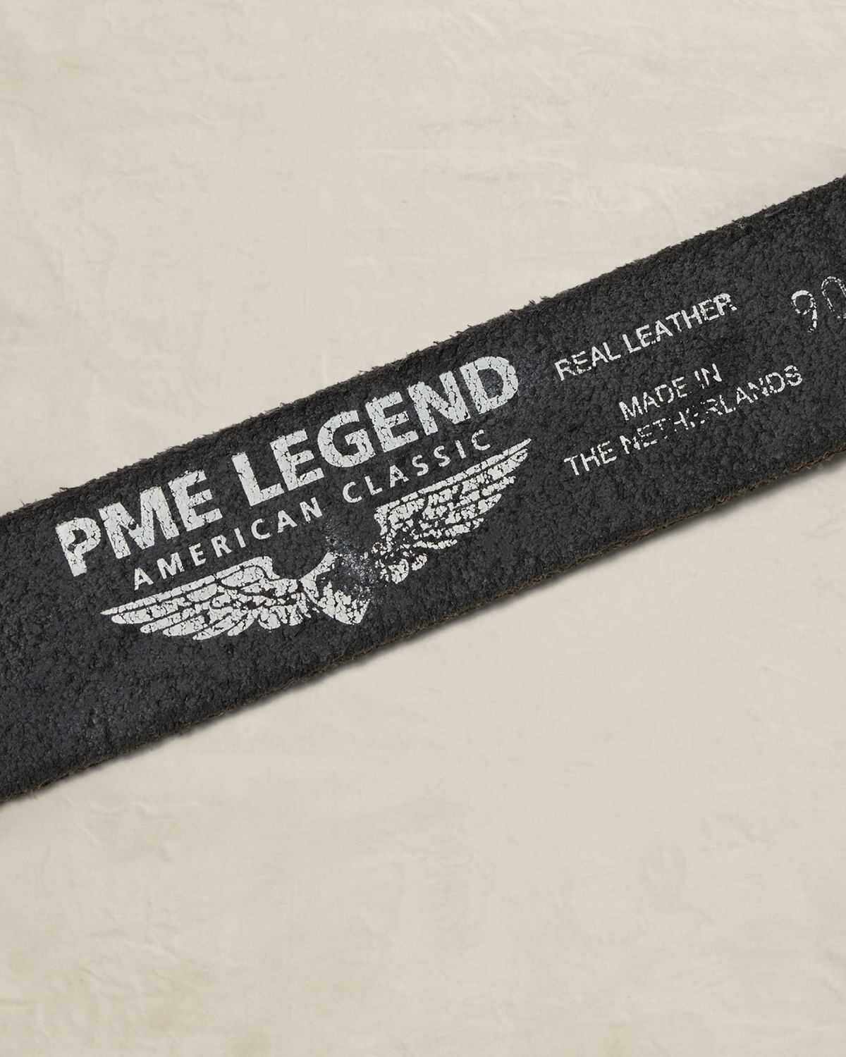 Ремень PME Legend кожаный чёрный артикул PBE00114-999