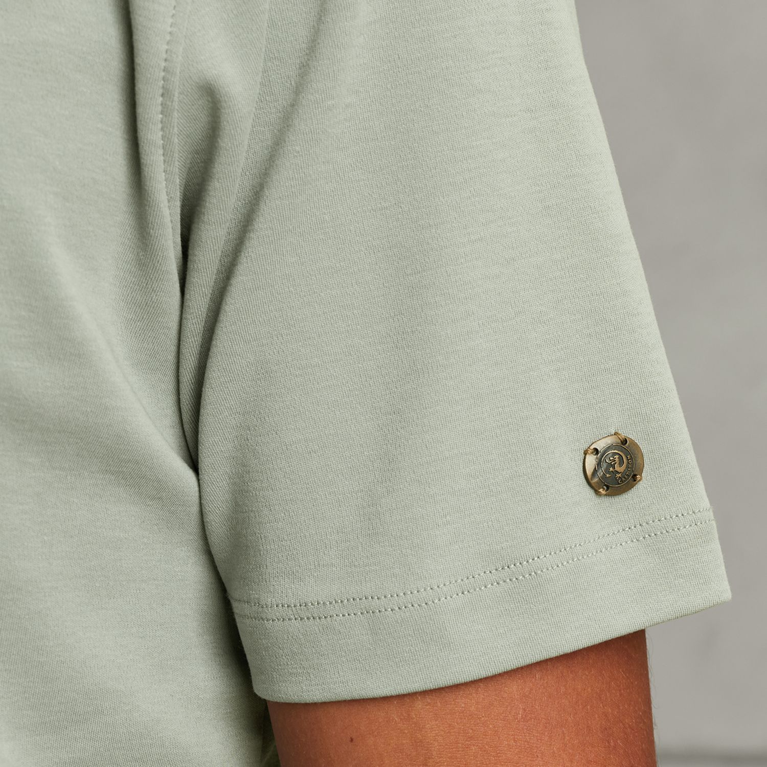 Футболка Cast-Iron зелёная артикул CTSS2510570-6021