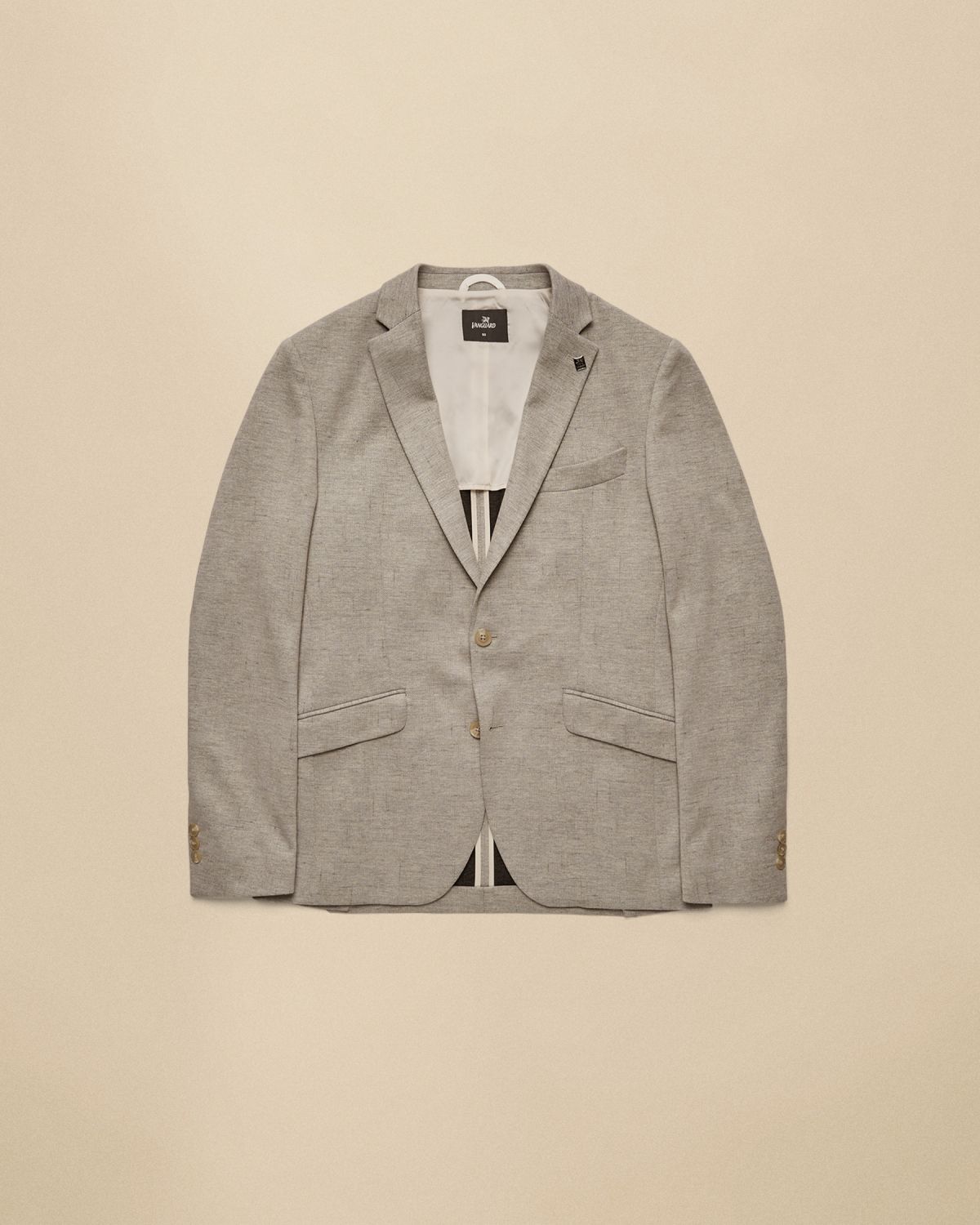 Пиджак Vanguard Scura с текстурой коричневый артикул VBL2602193-8265