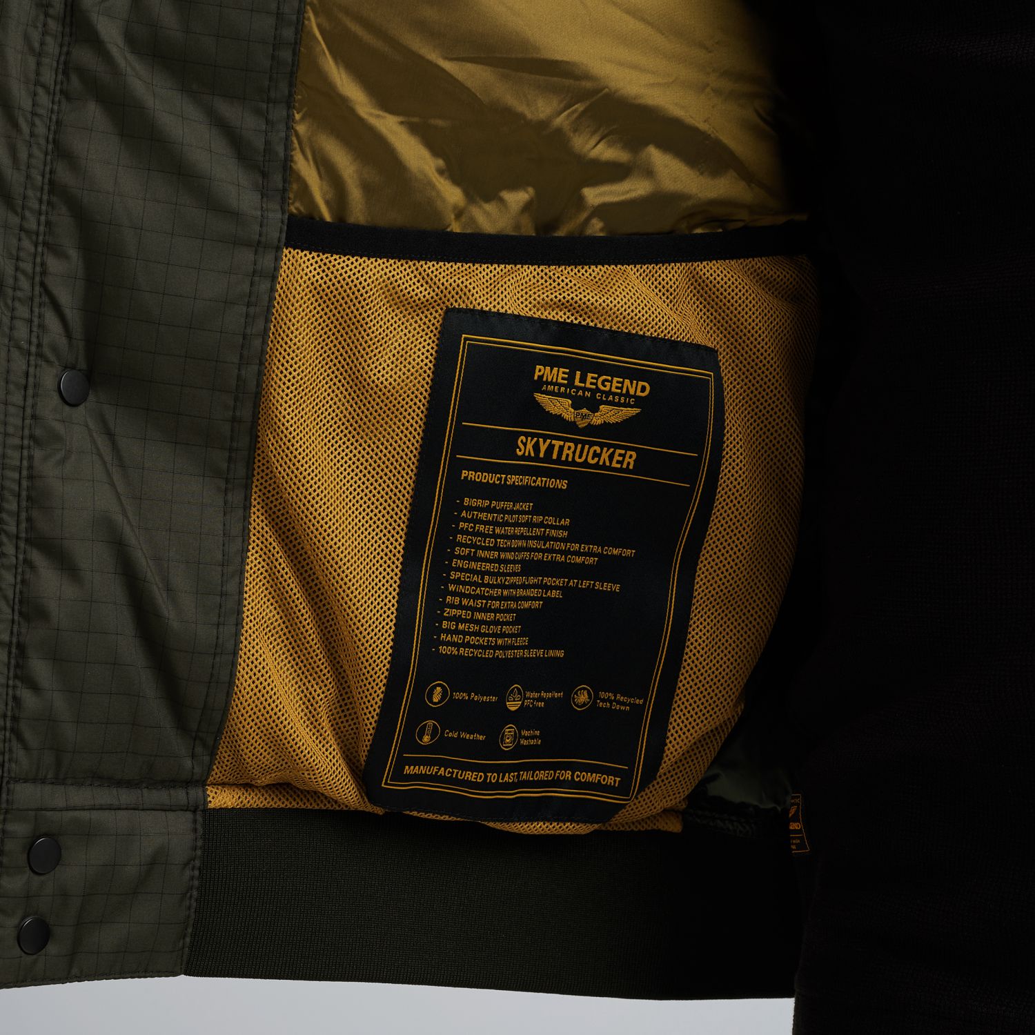 Куртка Skytrucker зелёная артикул PJA2509120-6154