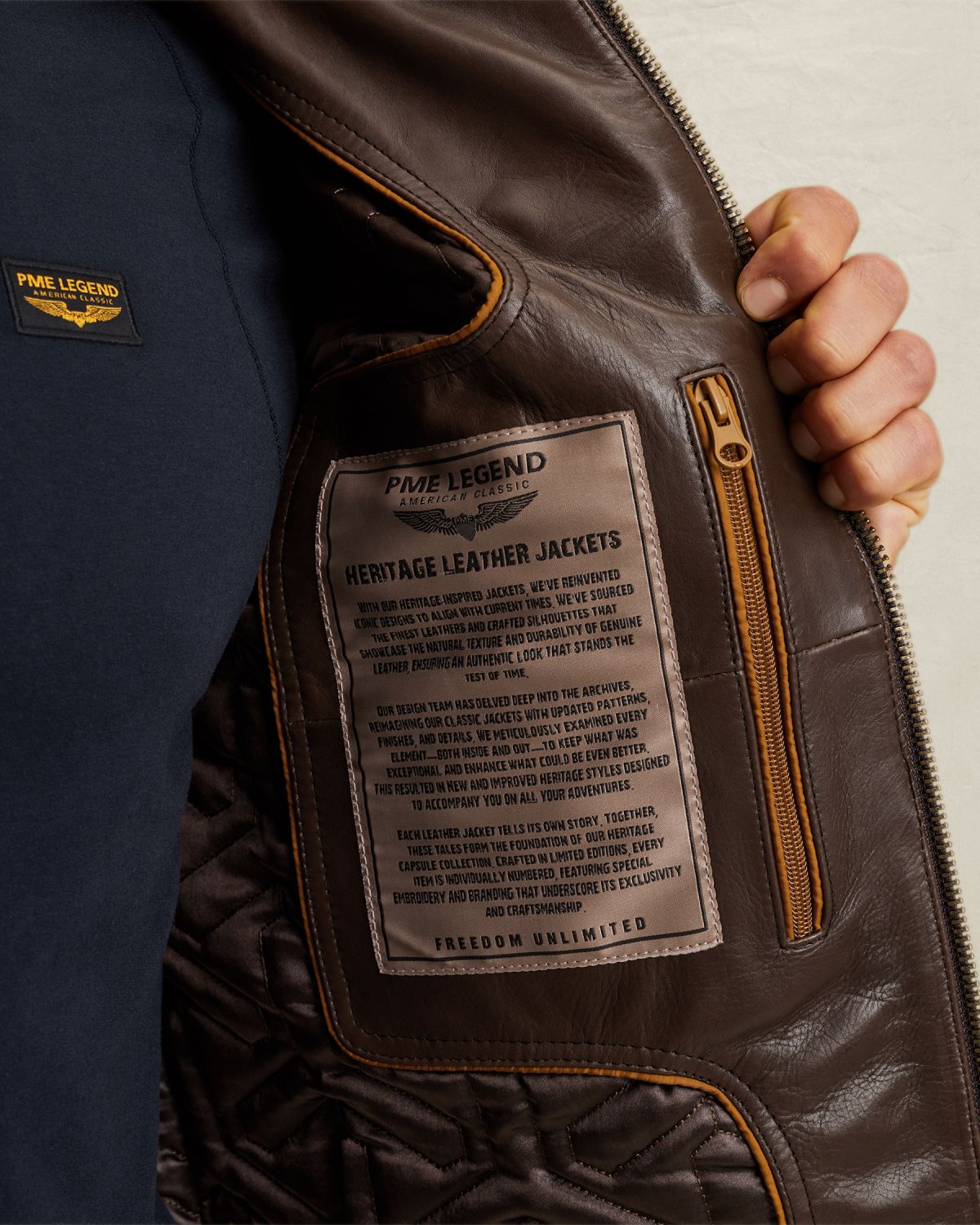 Auckland leather jacket артикул PLJ650006-7706