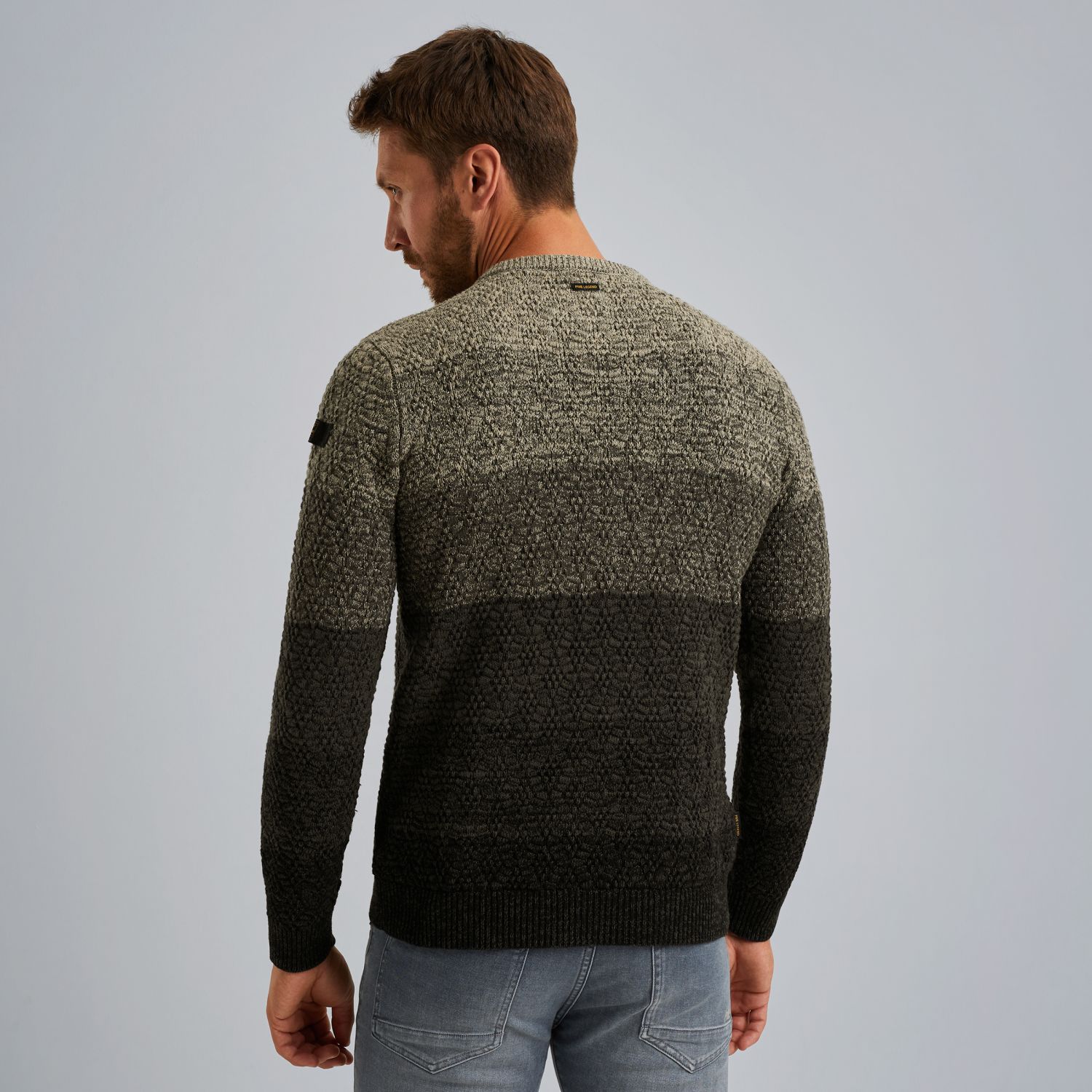 Свитшот PME Legend с градиентом зелёный артикул PKW2509334-8039