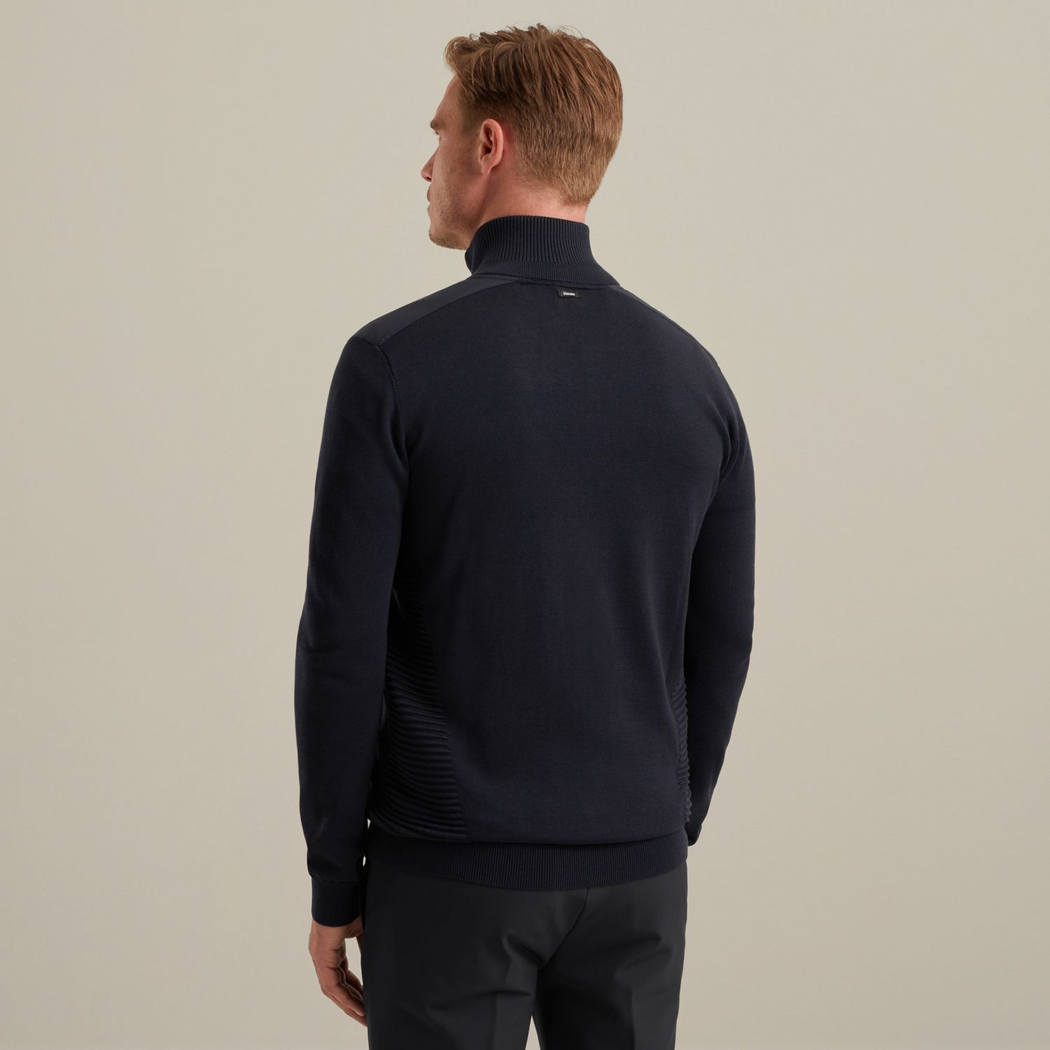 Кардиган Vanguard с контрастным передом синий артикул VKC2508354-5073